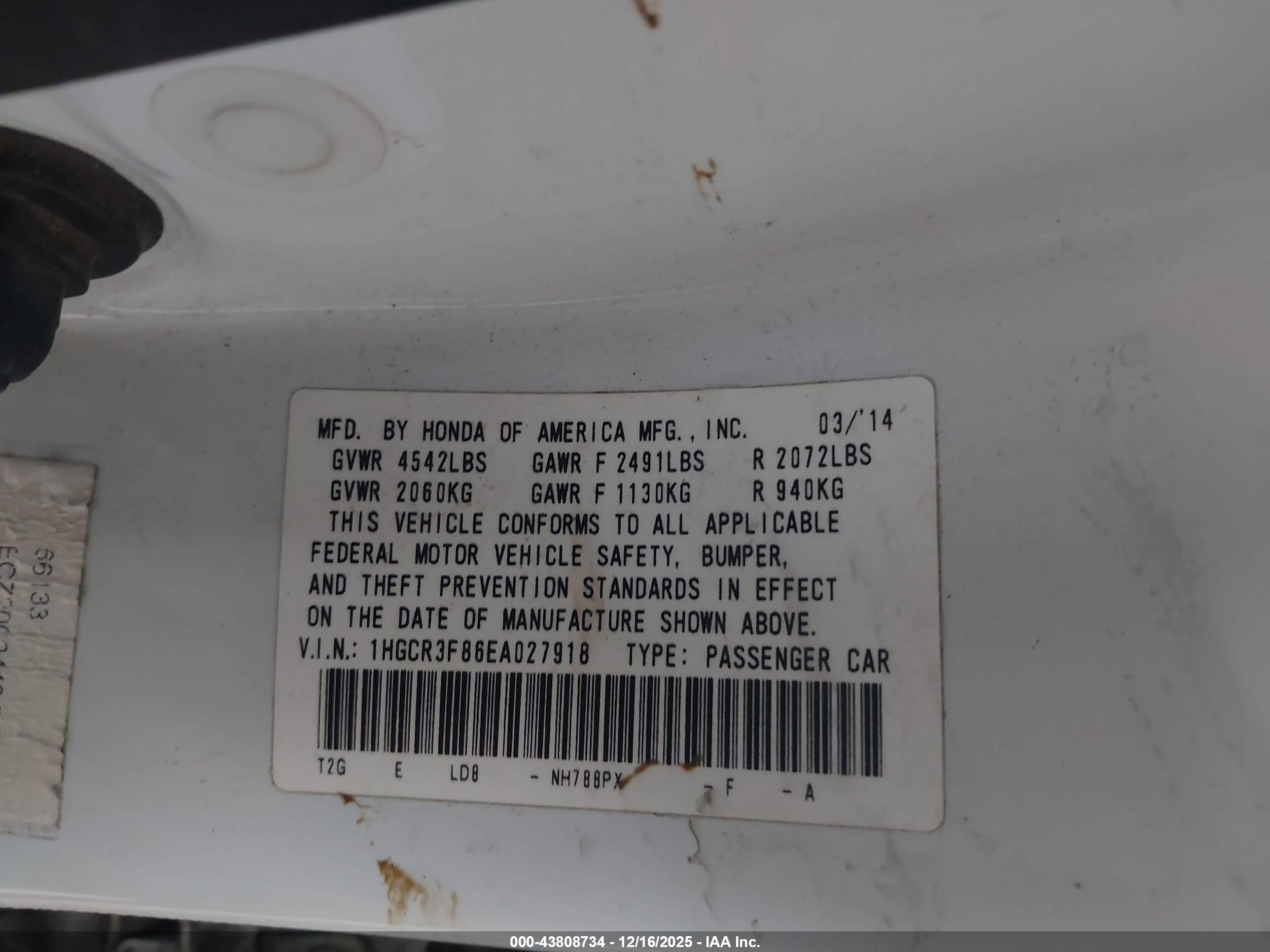 HONDA ACCORD image 9
