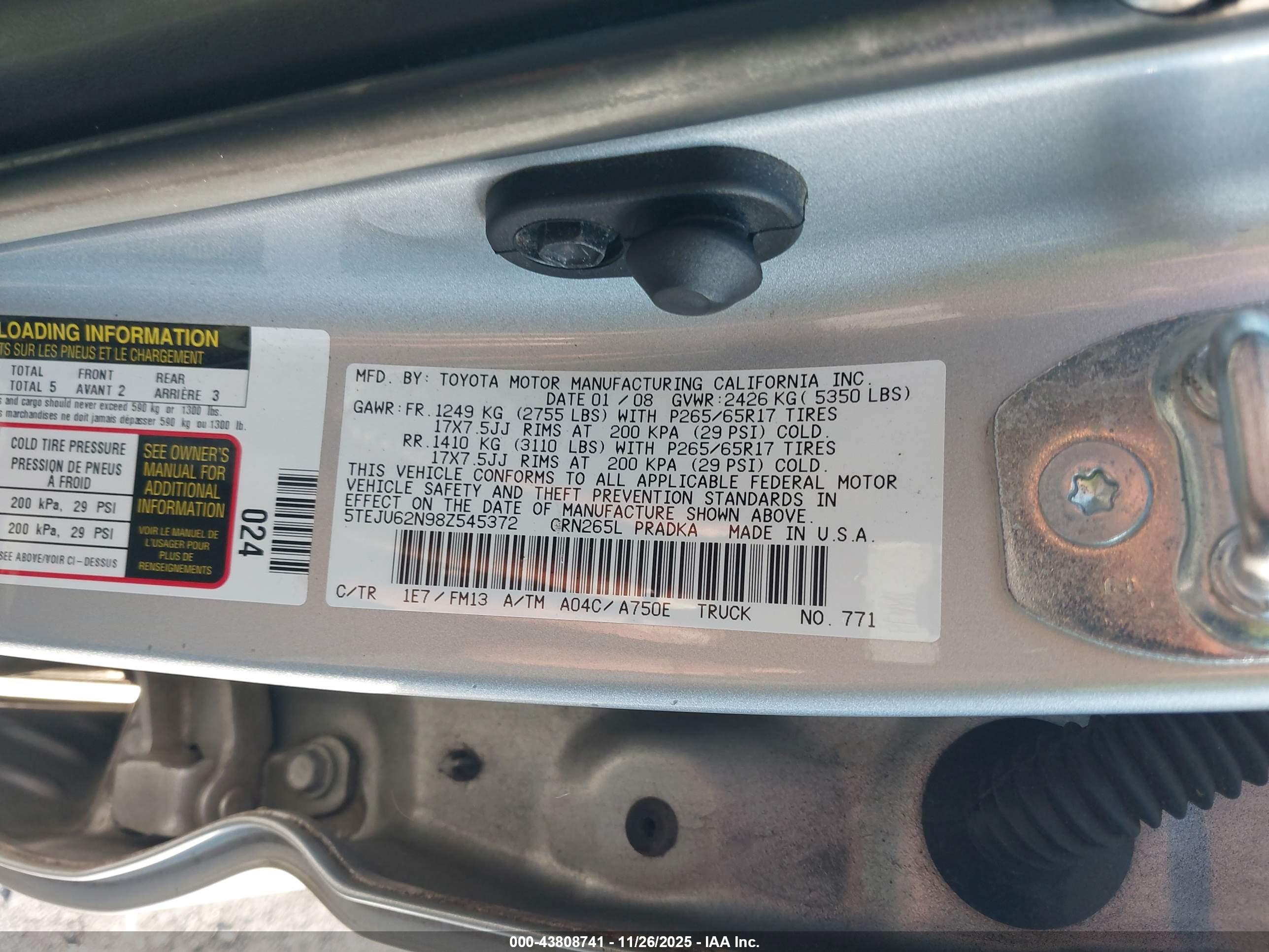 TOYOTA TACOMA image 9