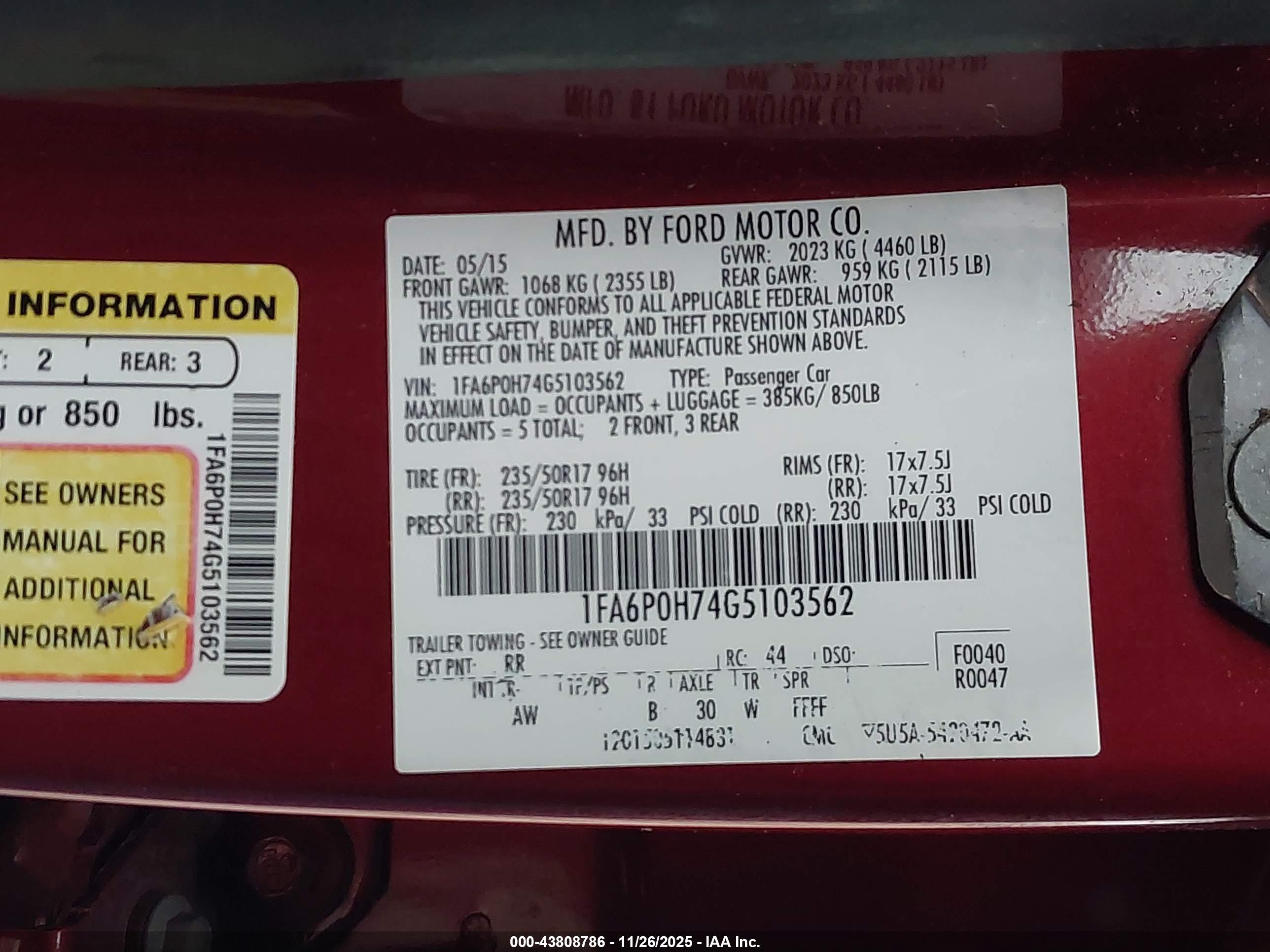 FORD FUSION image 9