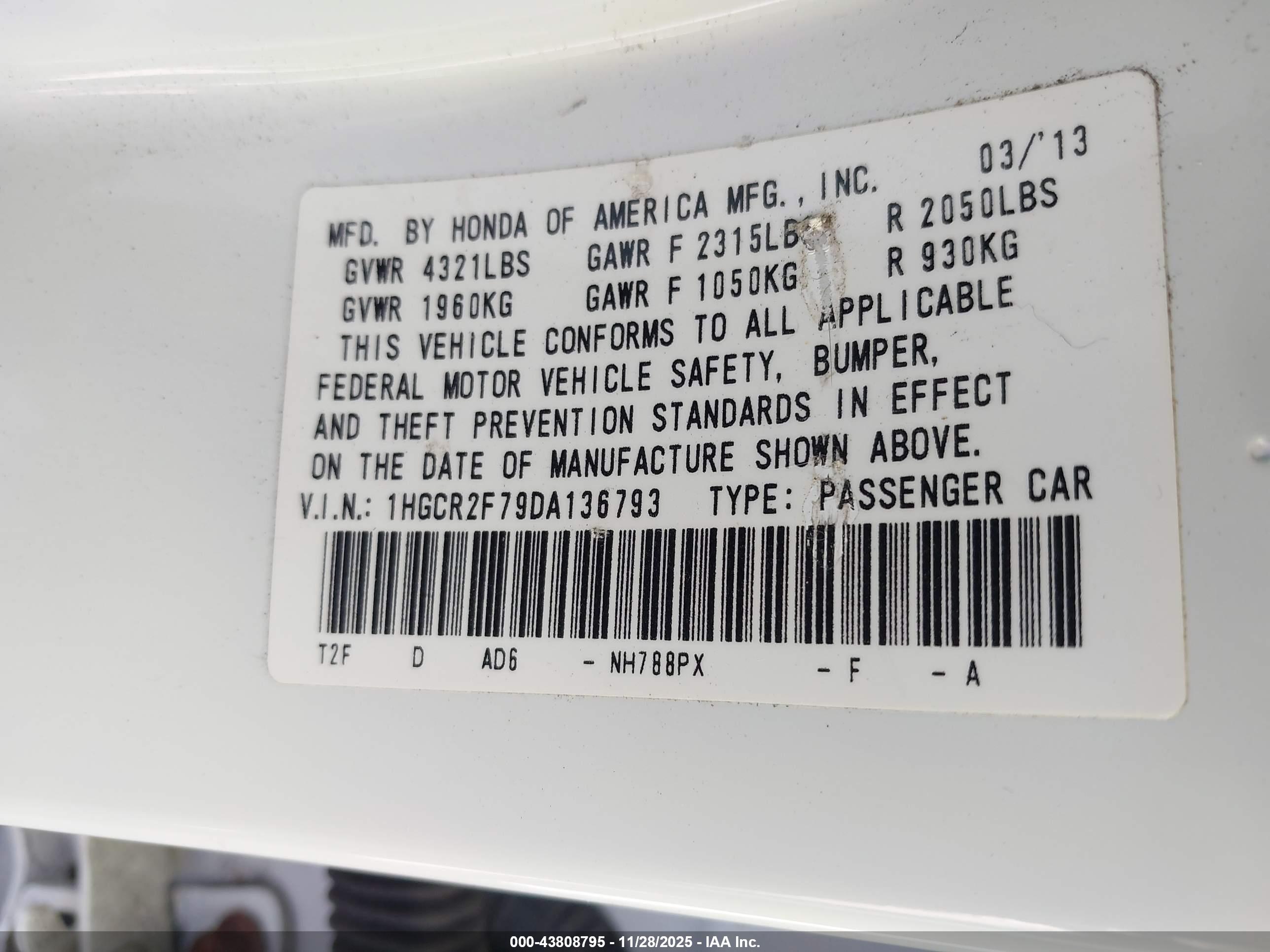HONDA ACCORD image 9