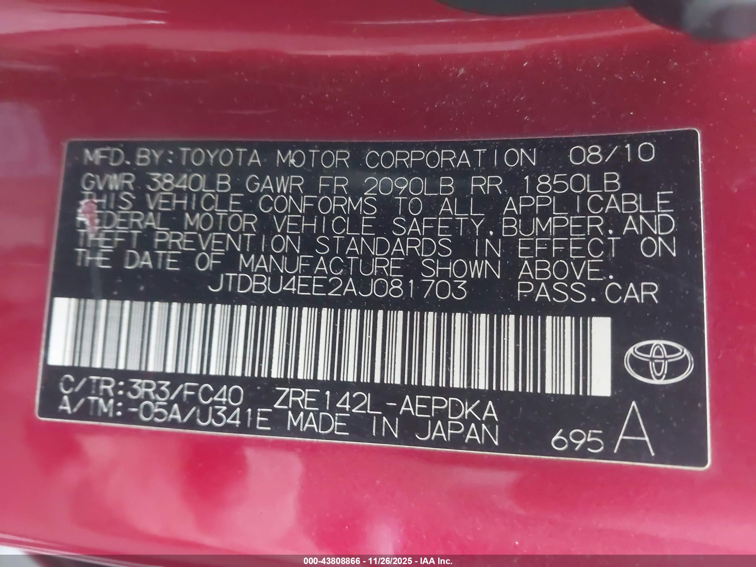 TOYOTA COROLLA image 9