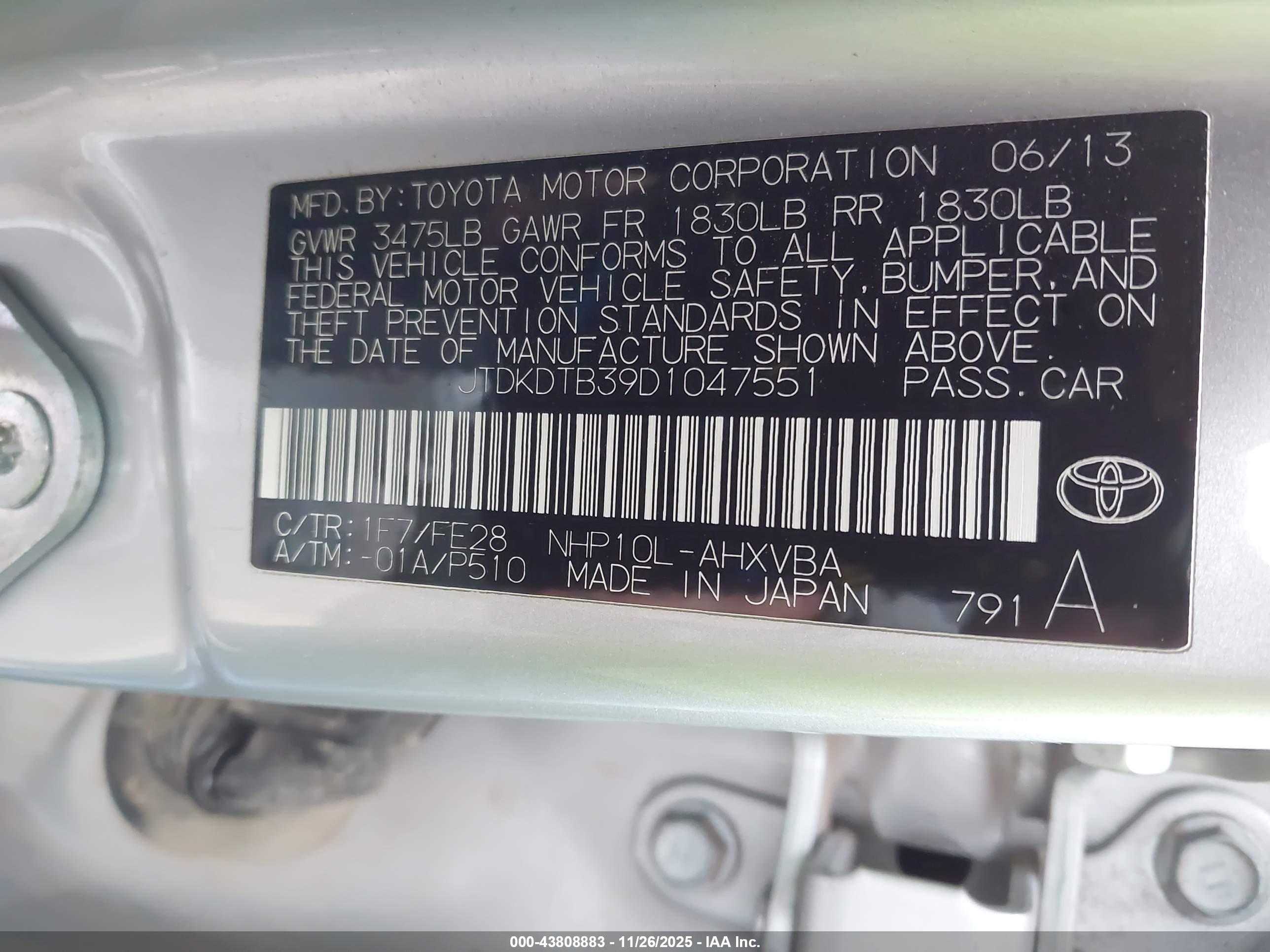 TOYOTA PRIUS image 9