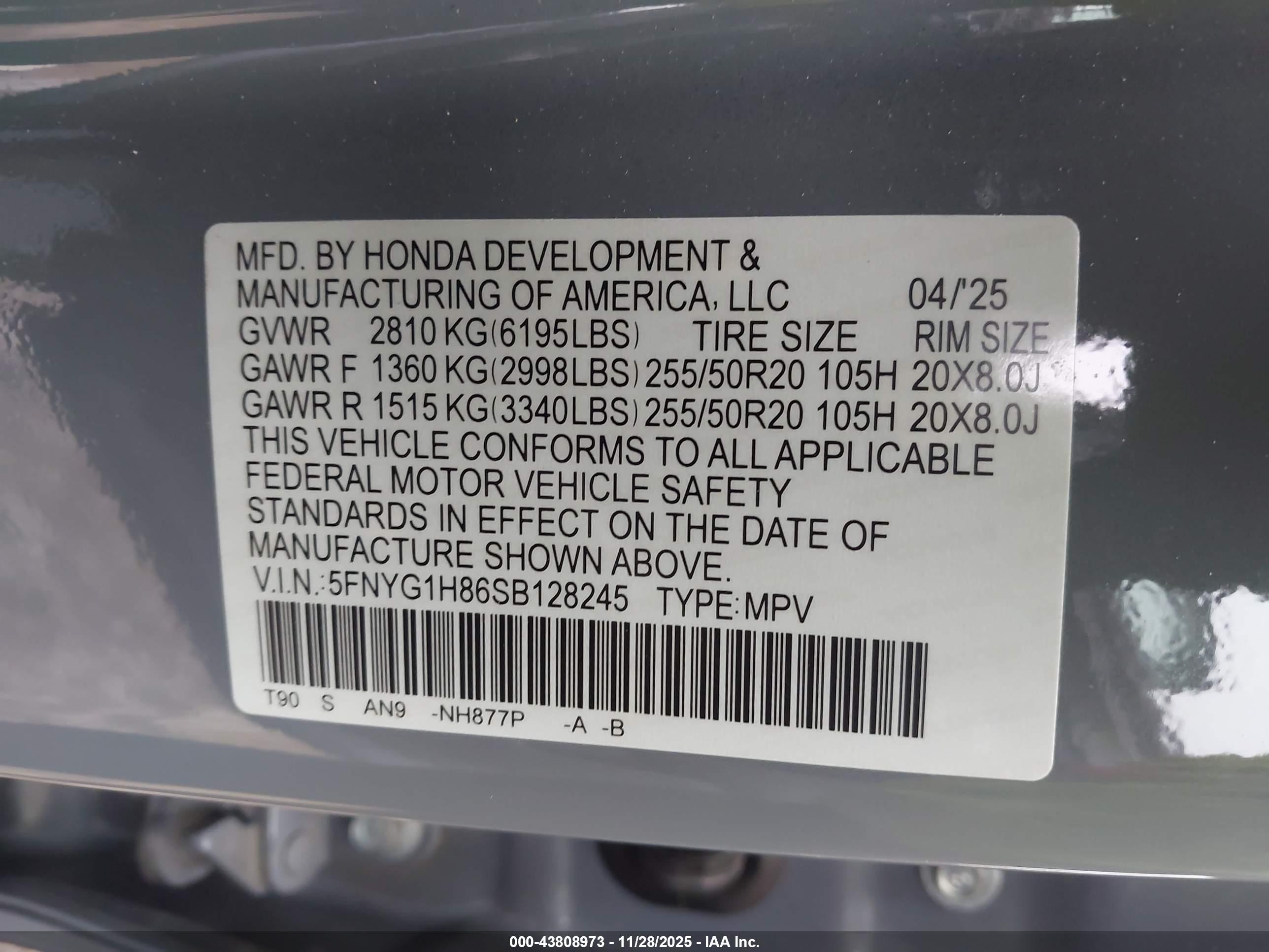 HONDA PILOT image 9