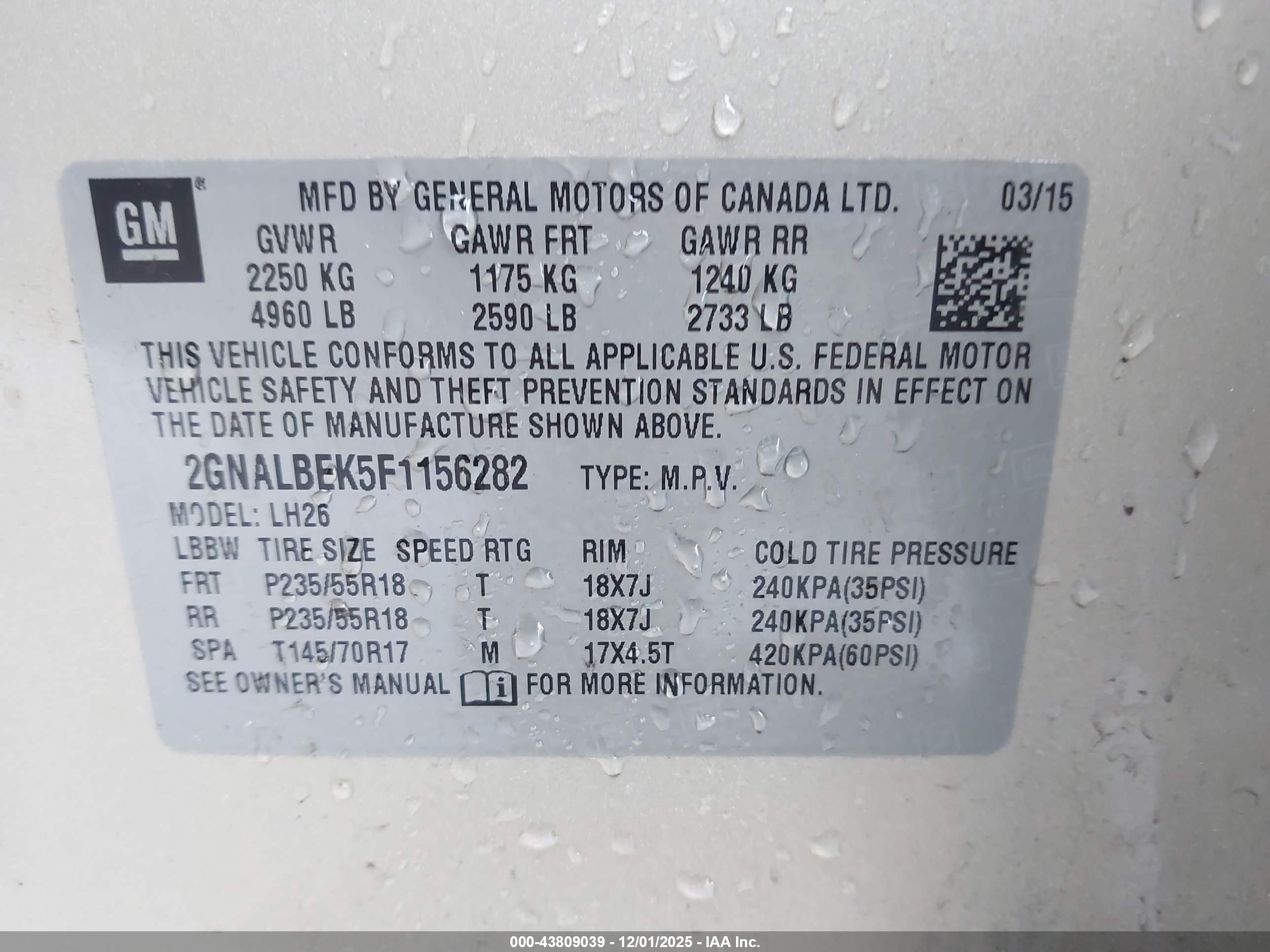 CHEVROLET EQUINOX image 9