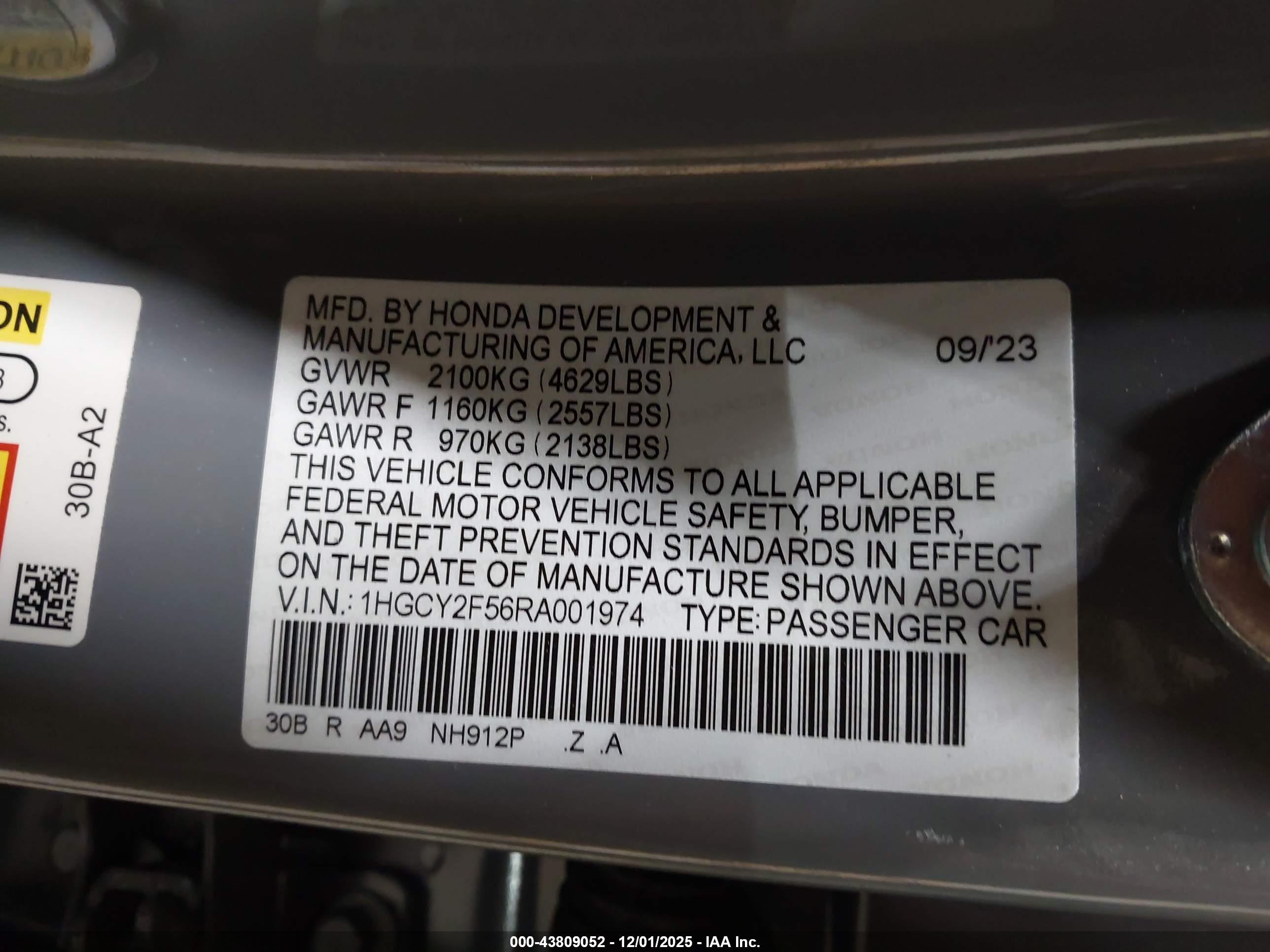 HONDA ACCORD image 9