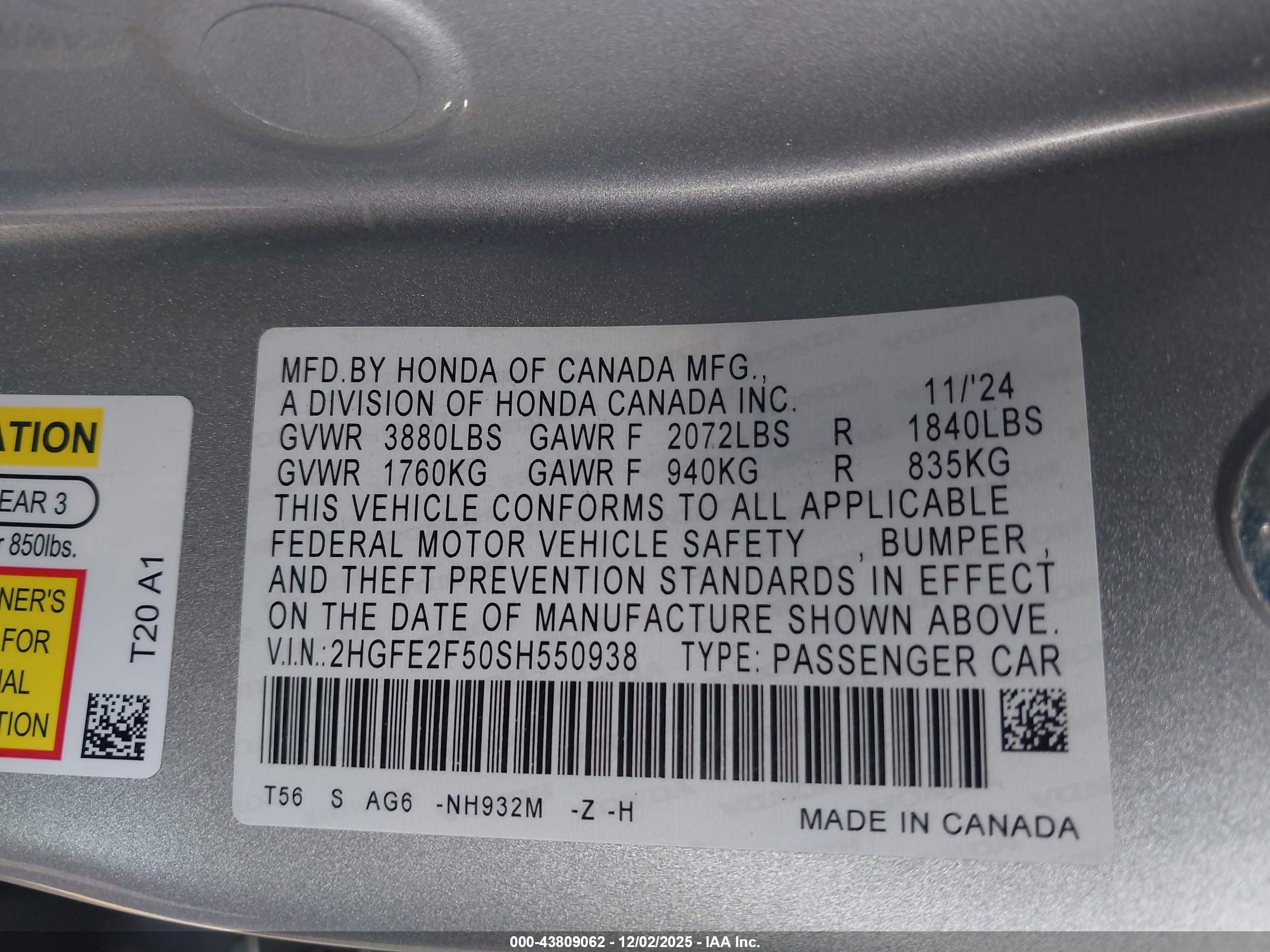 HONDA CIVIC image 9
