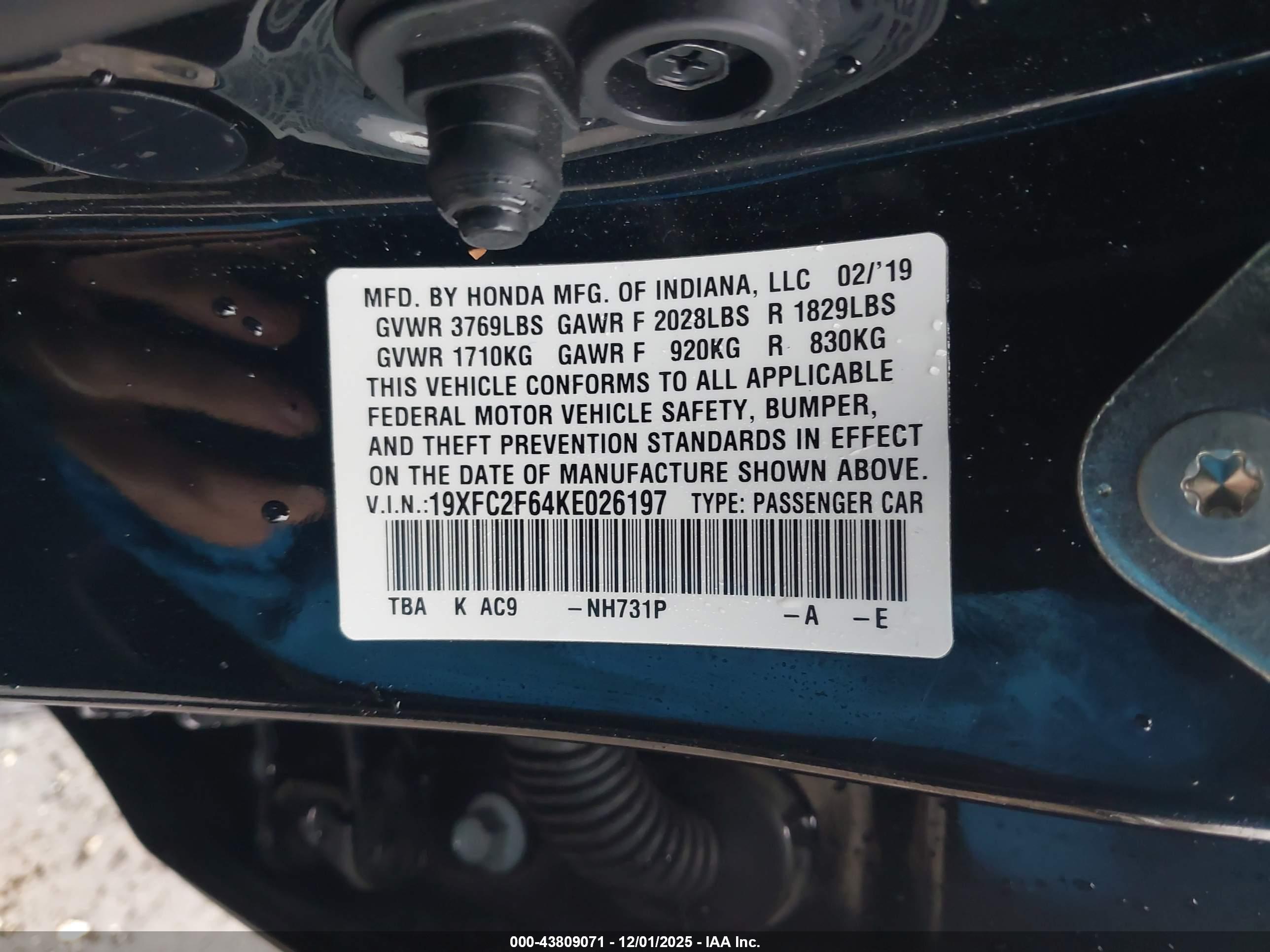 HONDA CIVIC image 9