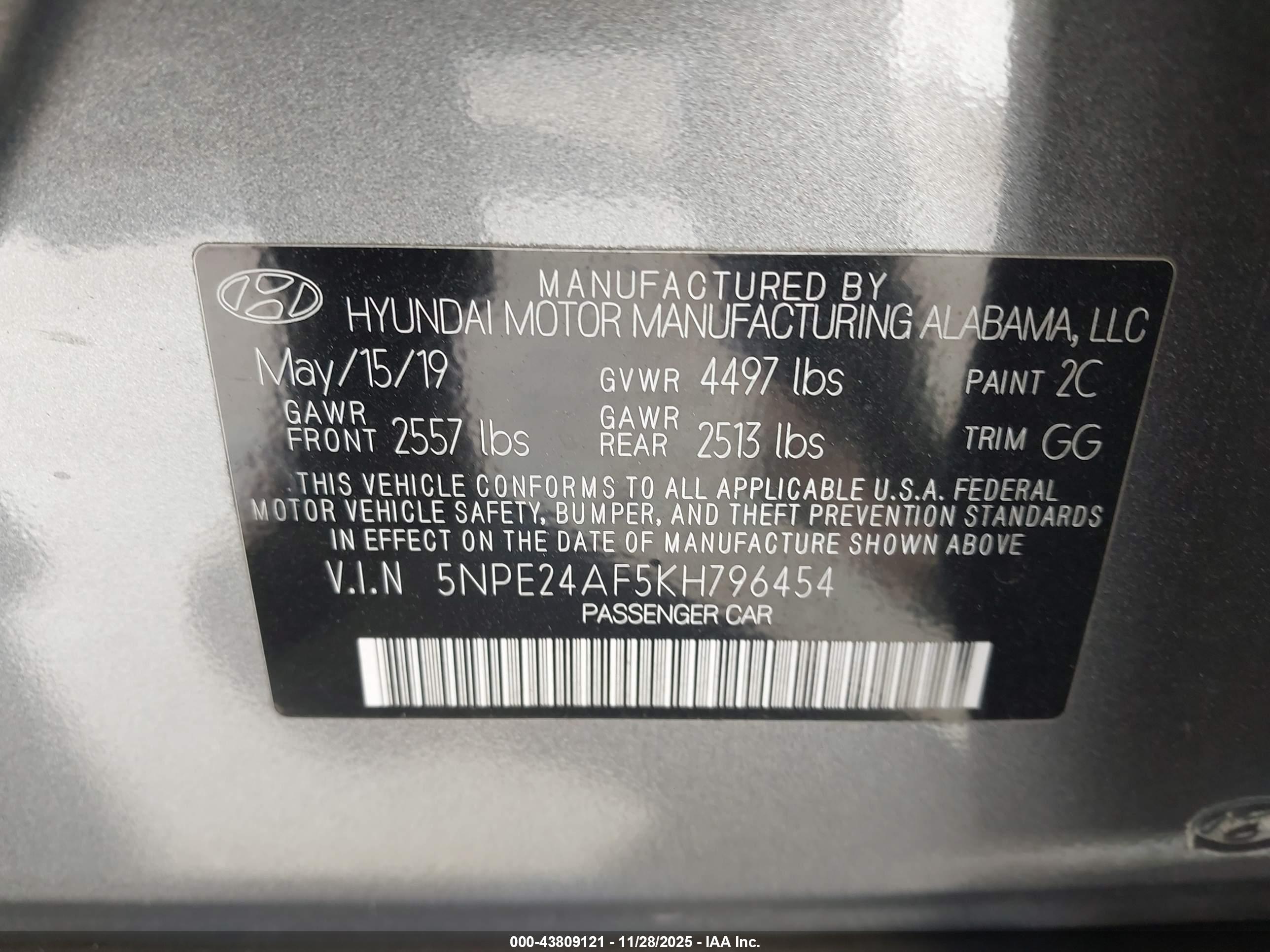 HYUNDAI SONATA image 9