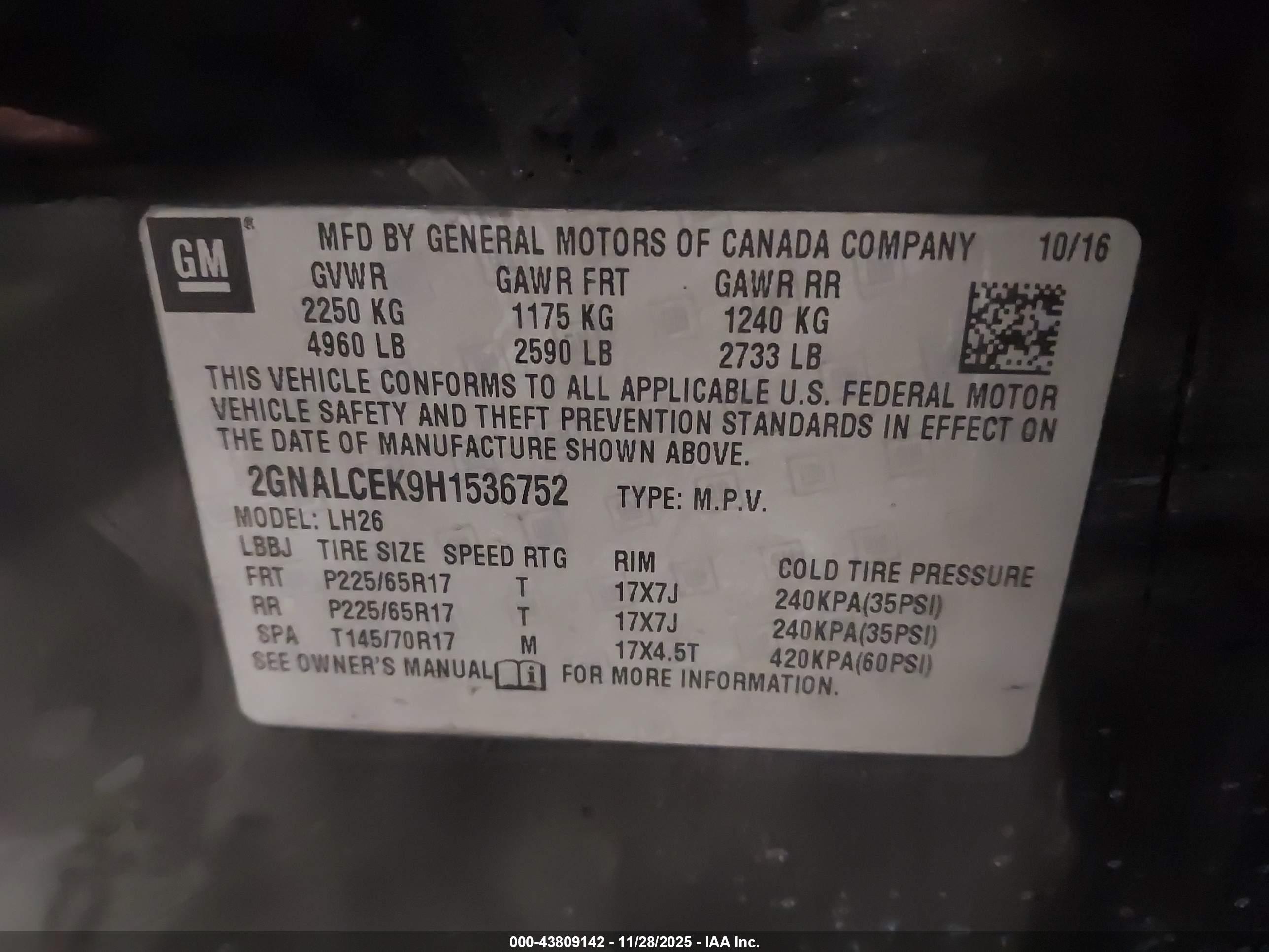CHEVROLET EQUINOX image 9