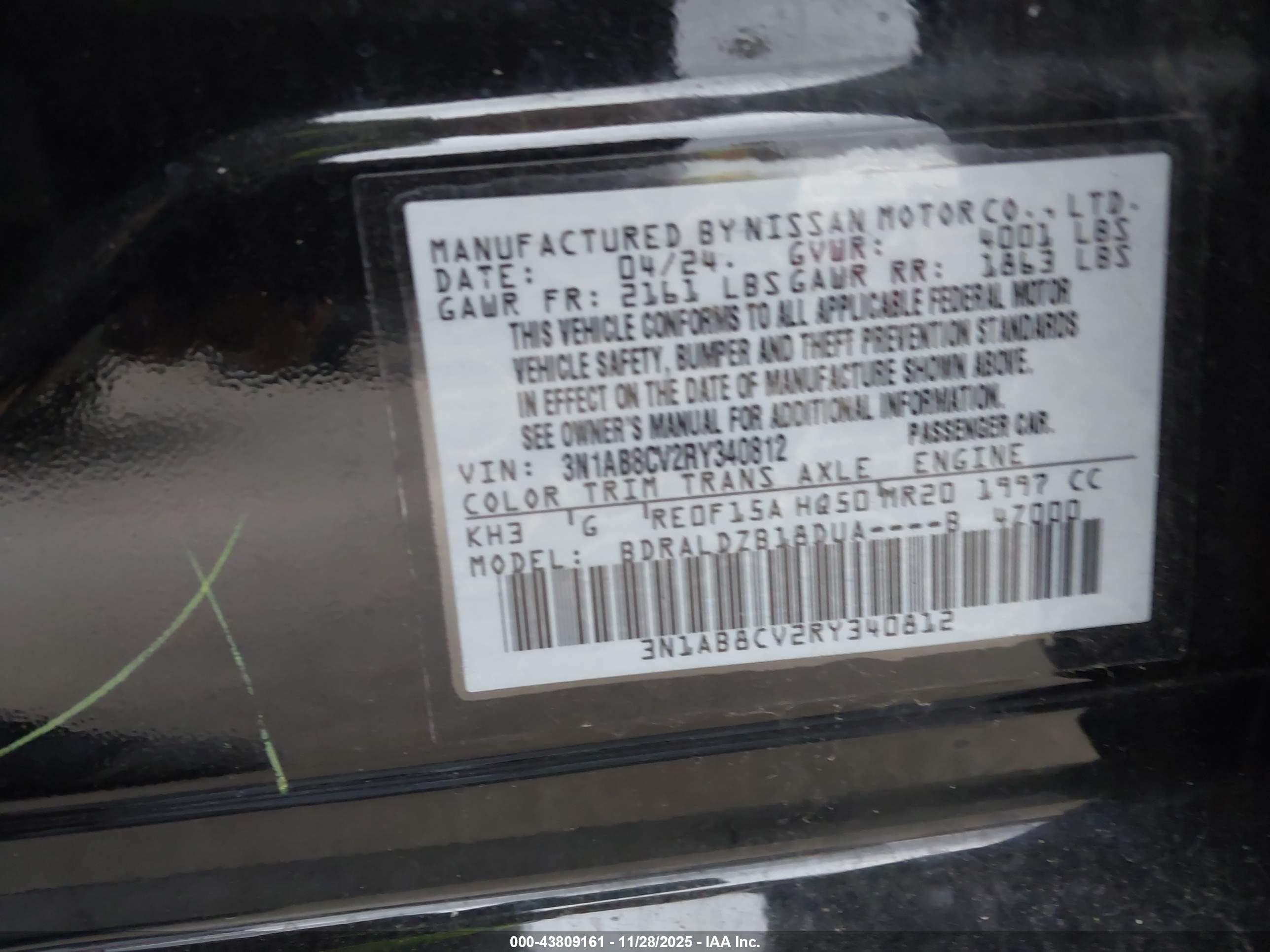 NISSAN SENTRA image 9
