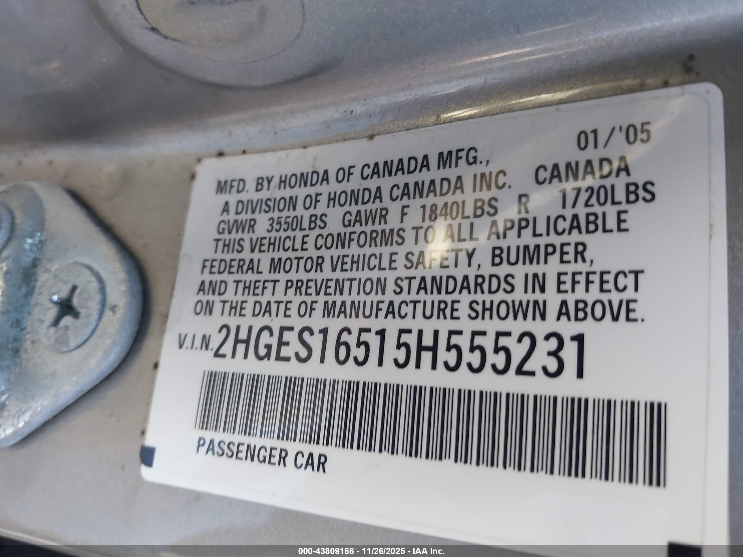 HONDA CIVIC image 9
