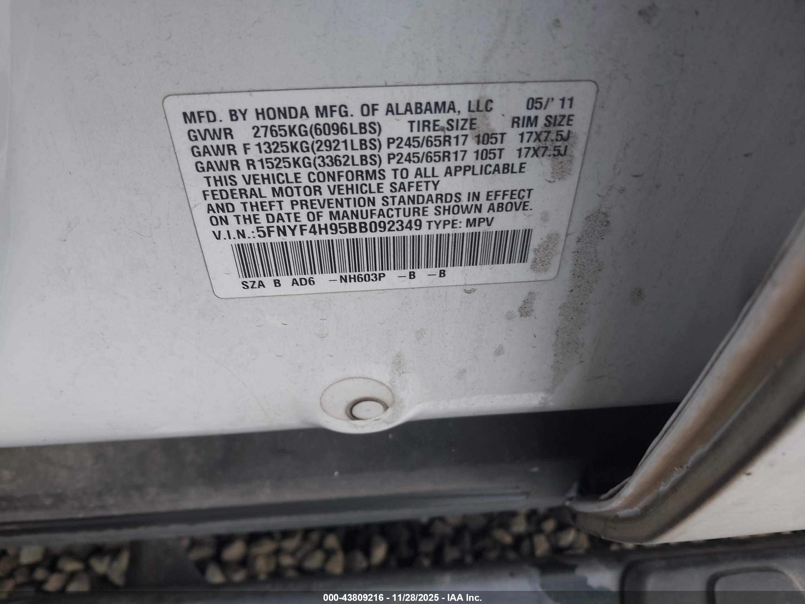 HONDA PILOT image 9