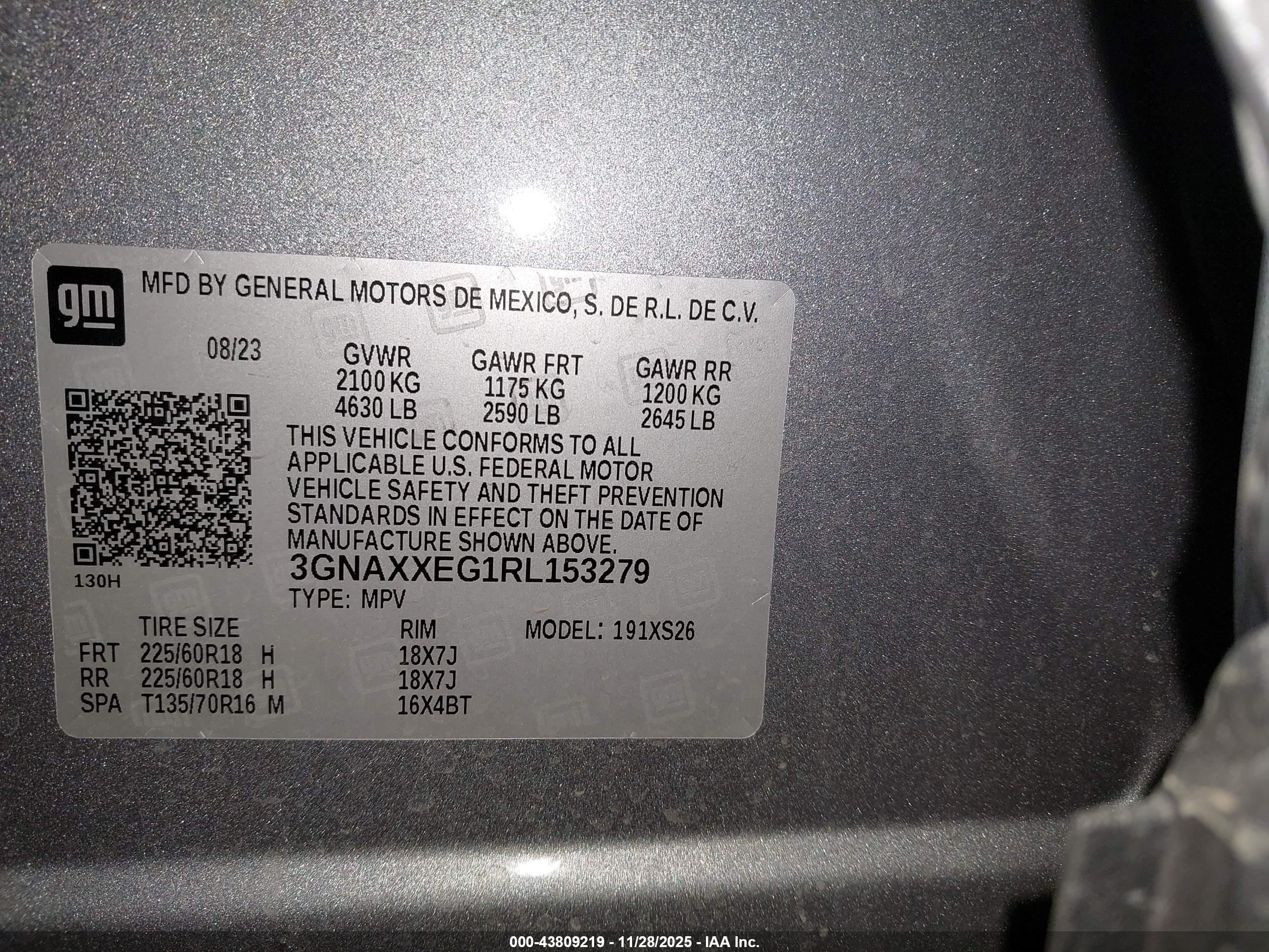CHEVROLET EQUINOX image 9
