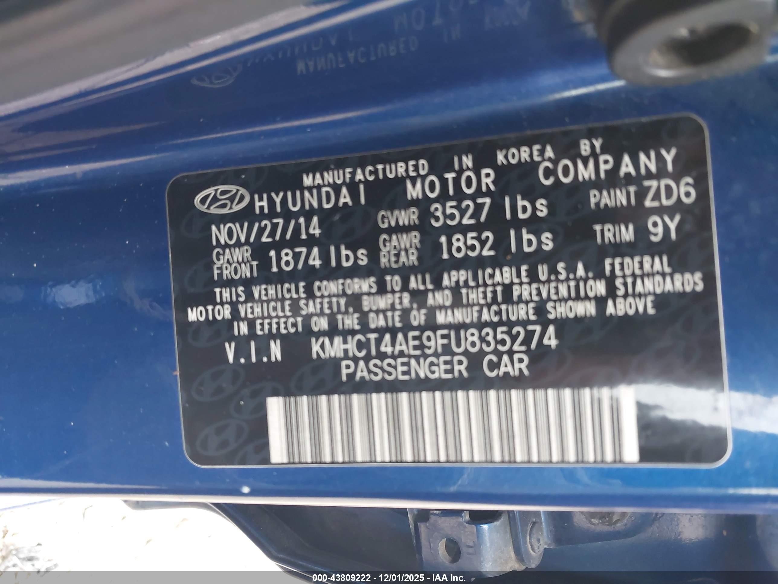 HYUNDAI ACCENT image 9