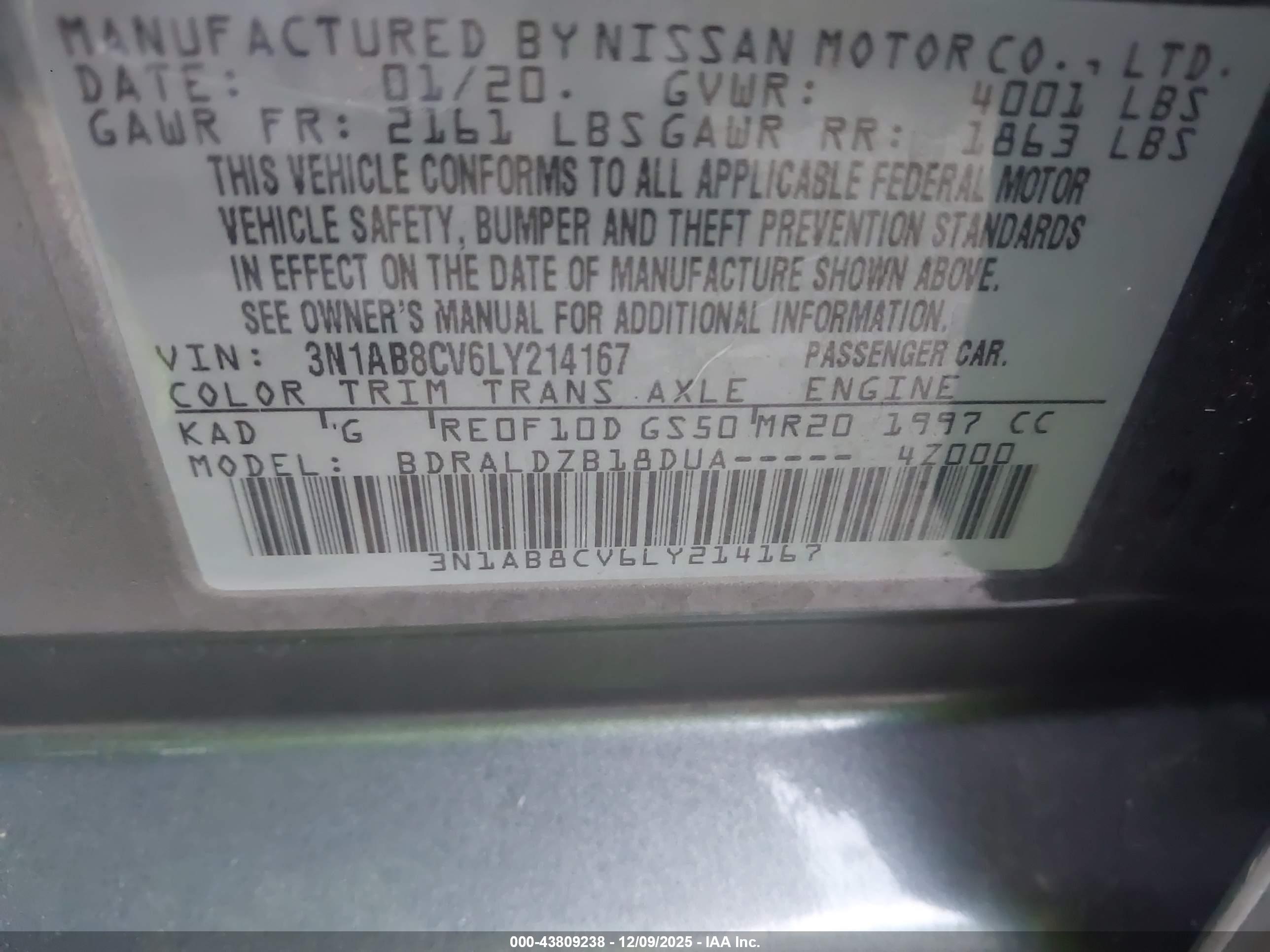 NISSAN SENTRA image 9