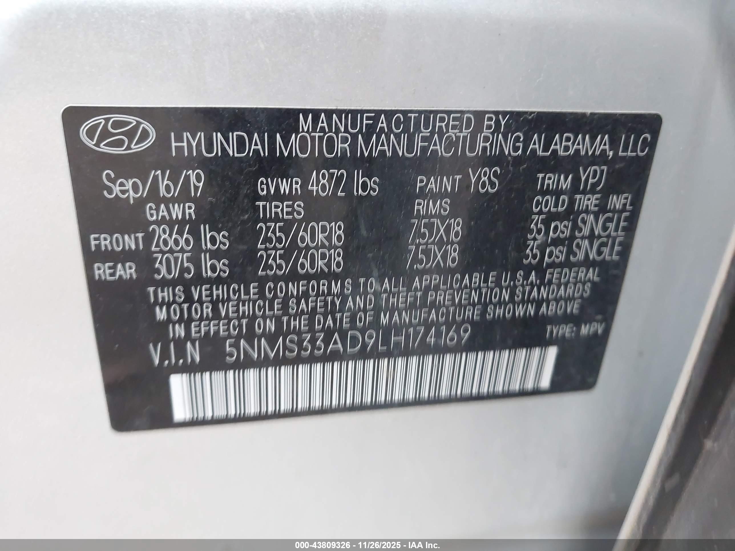 HYUNDAI SANTA image 9