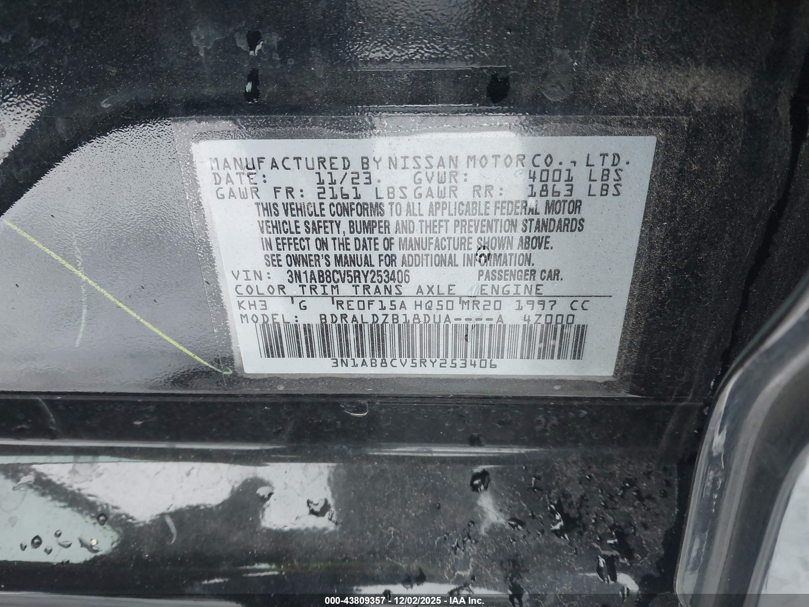 NISSAN SENTRA image 9