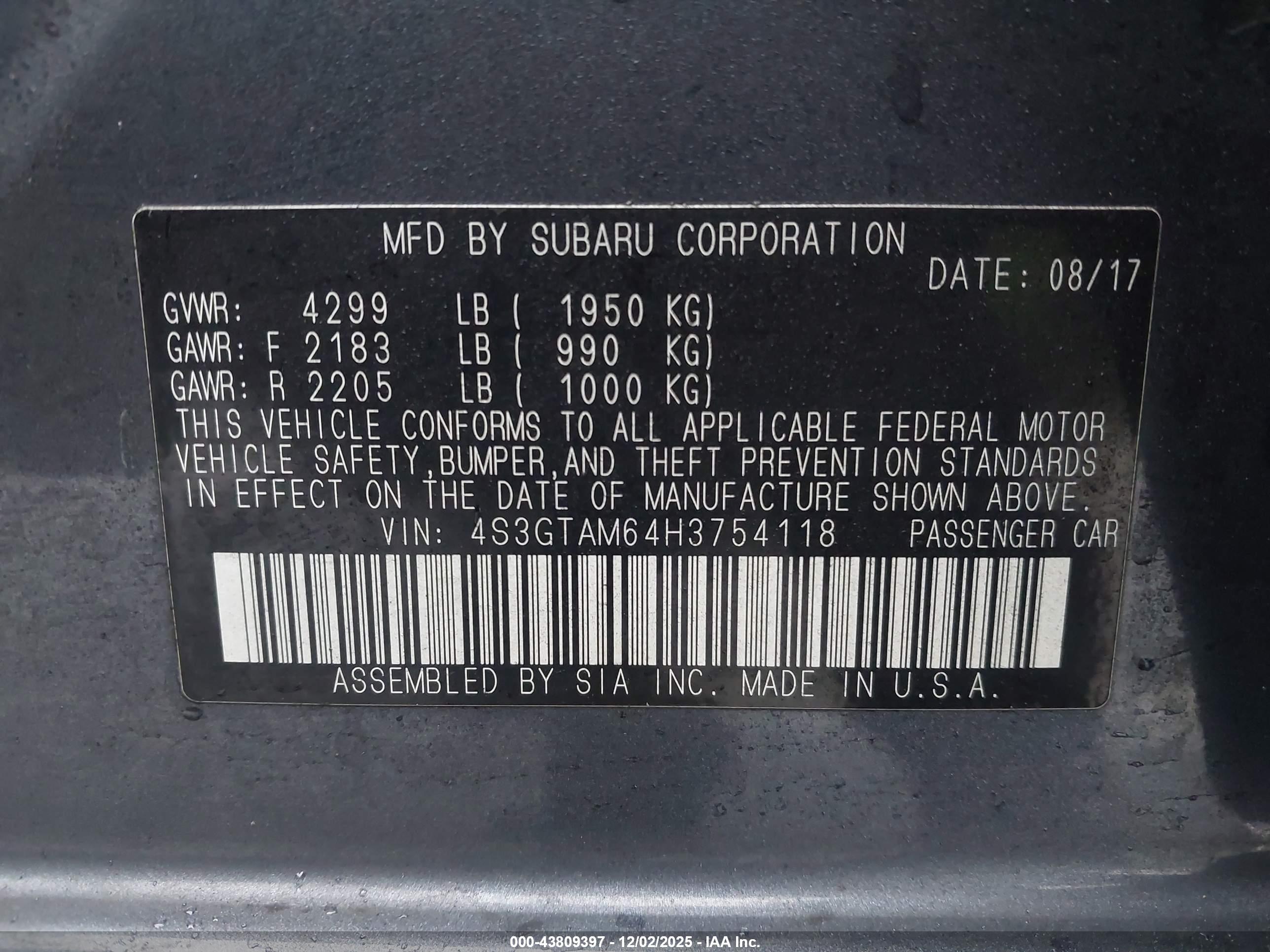 SUBARU IMPREZA image 9