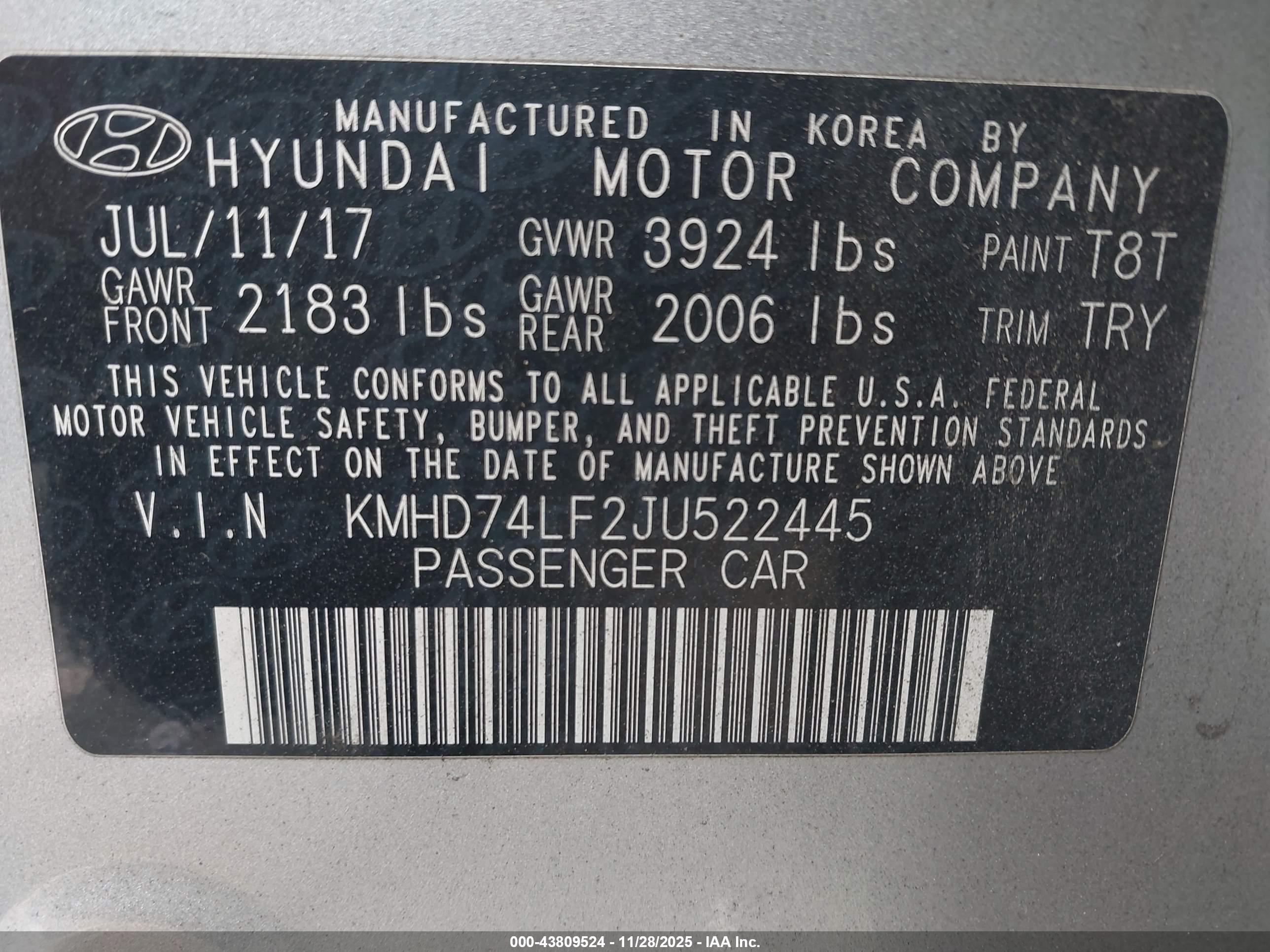 HYUNDAI ELANTRA image 9