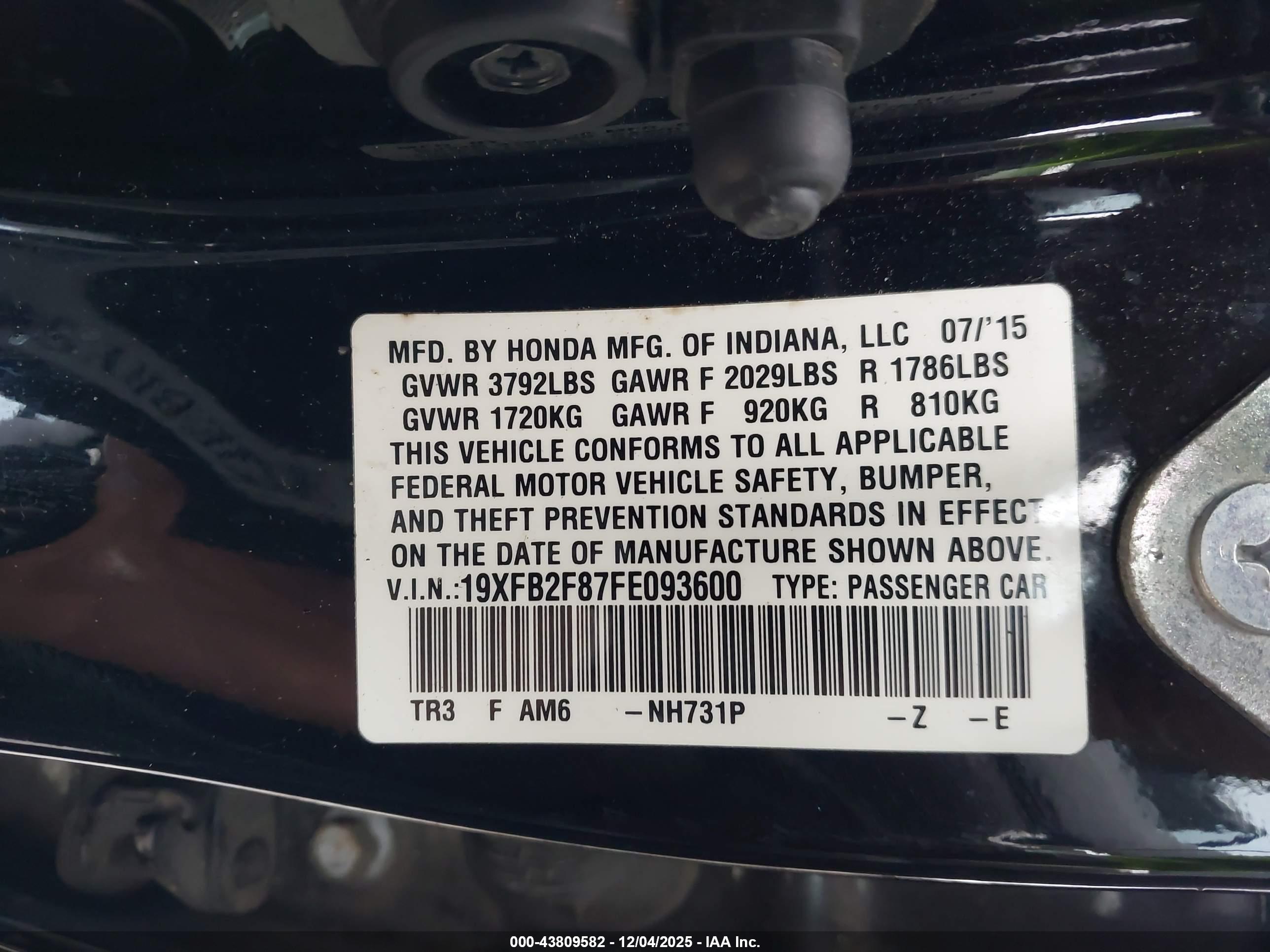 HONDA CIVIC image 9