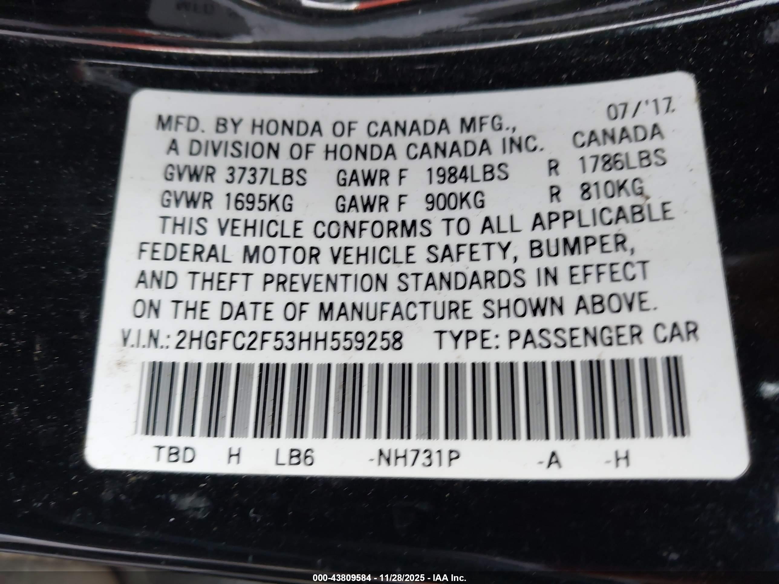 HONDA CIVIC image 9