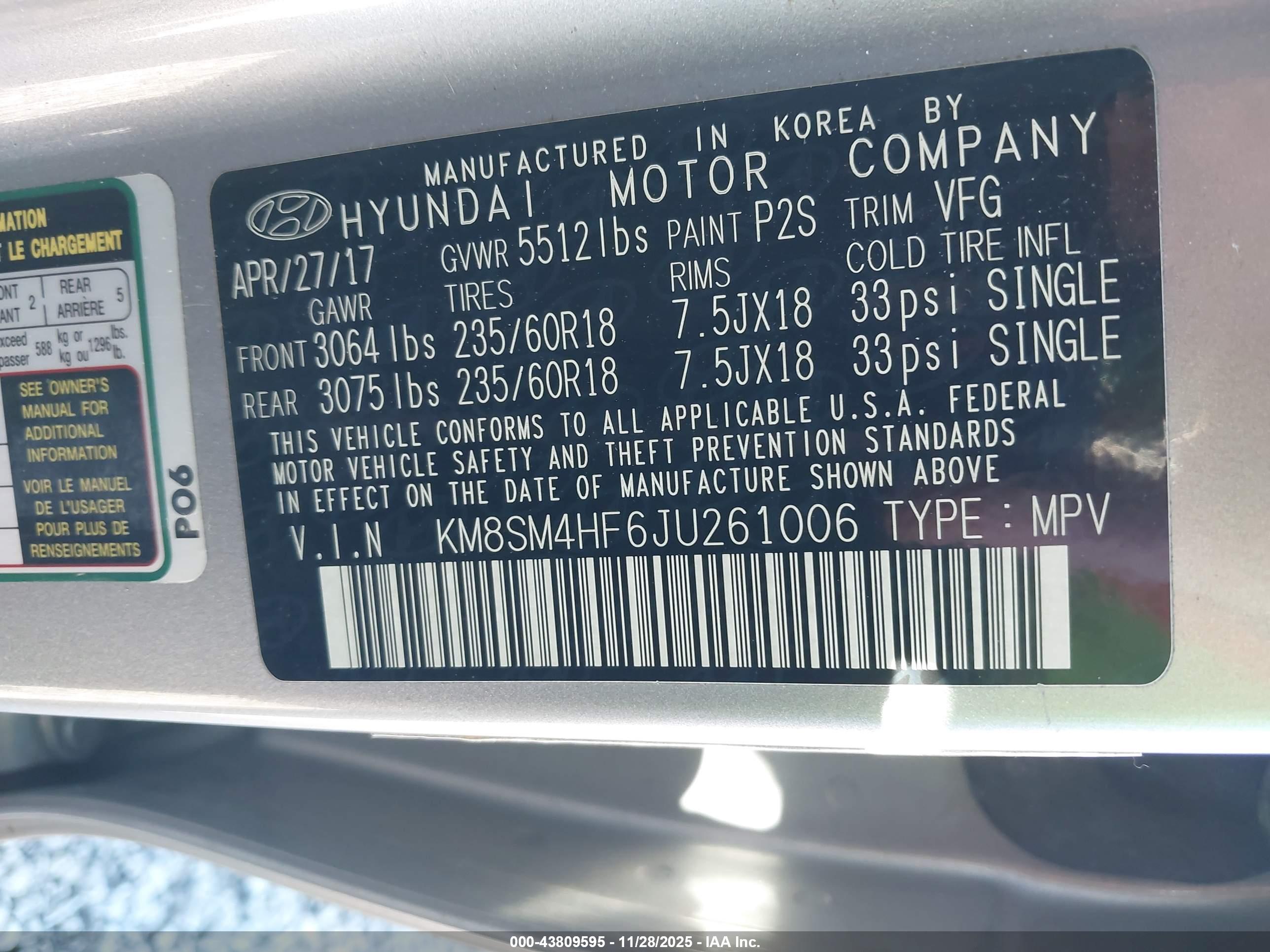 HYUNDAI SANTA image 9