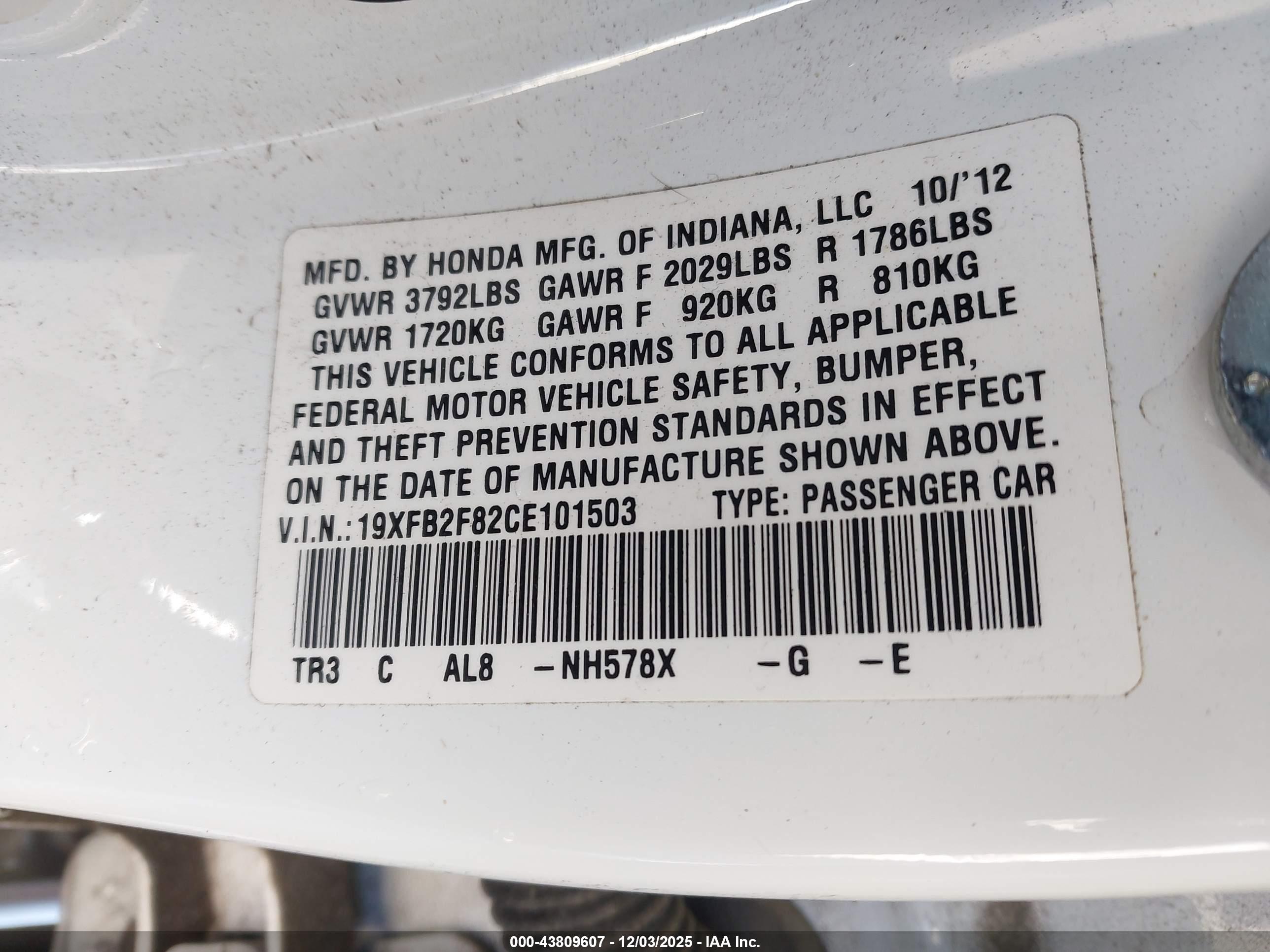 HONDA CIVIC image 9