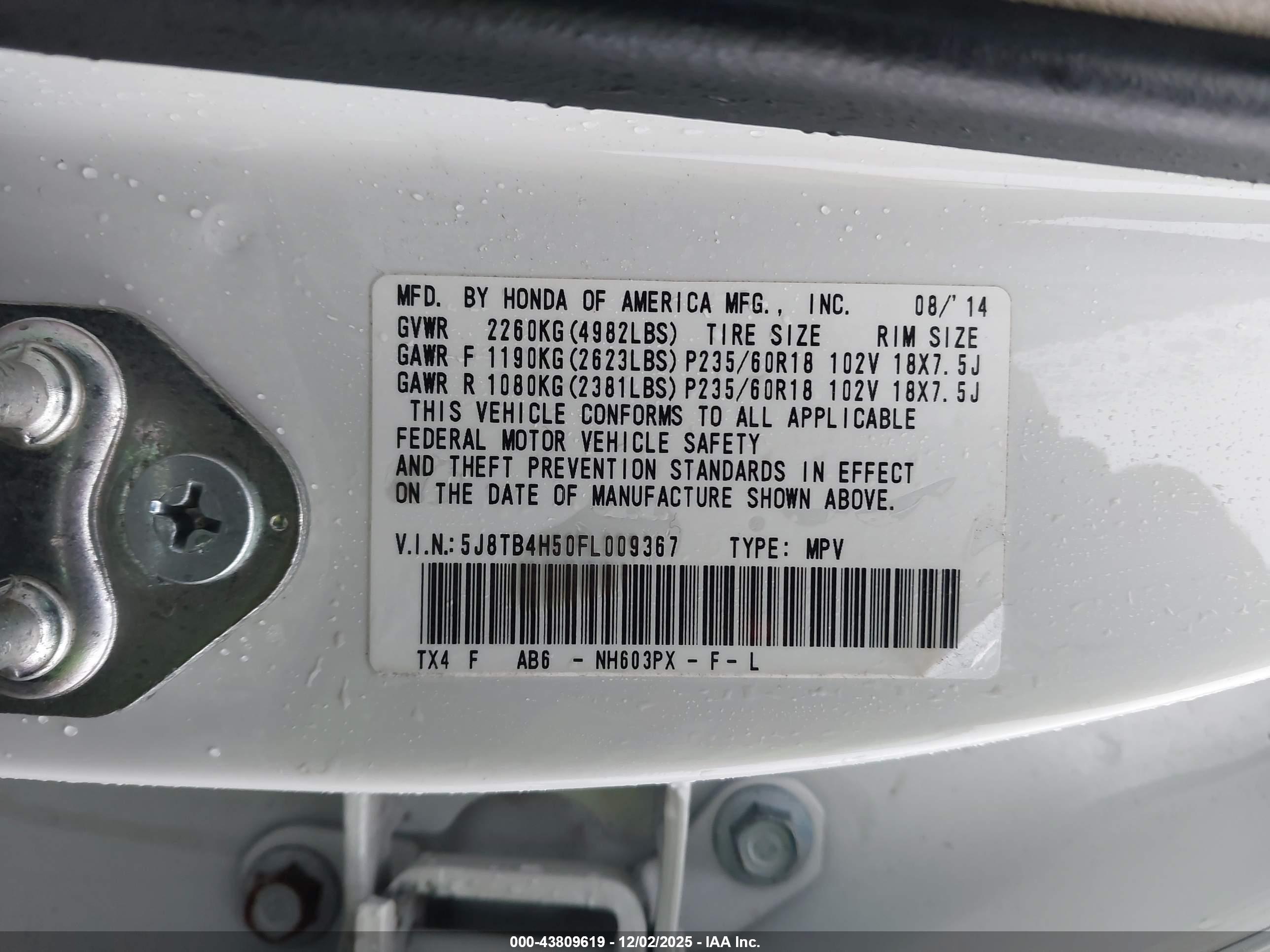 ACURA RDX image 9