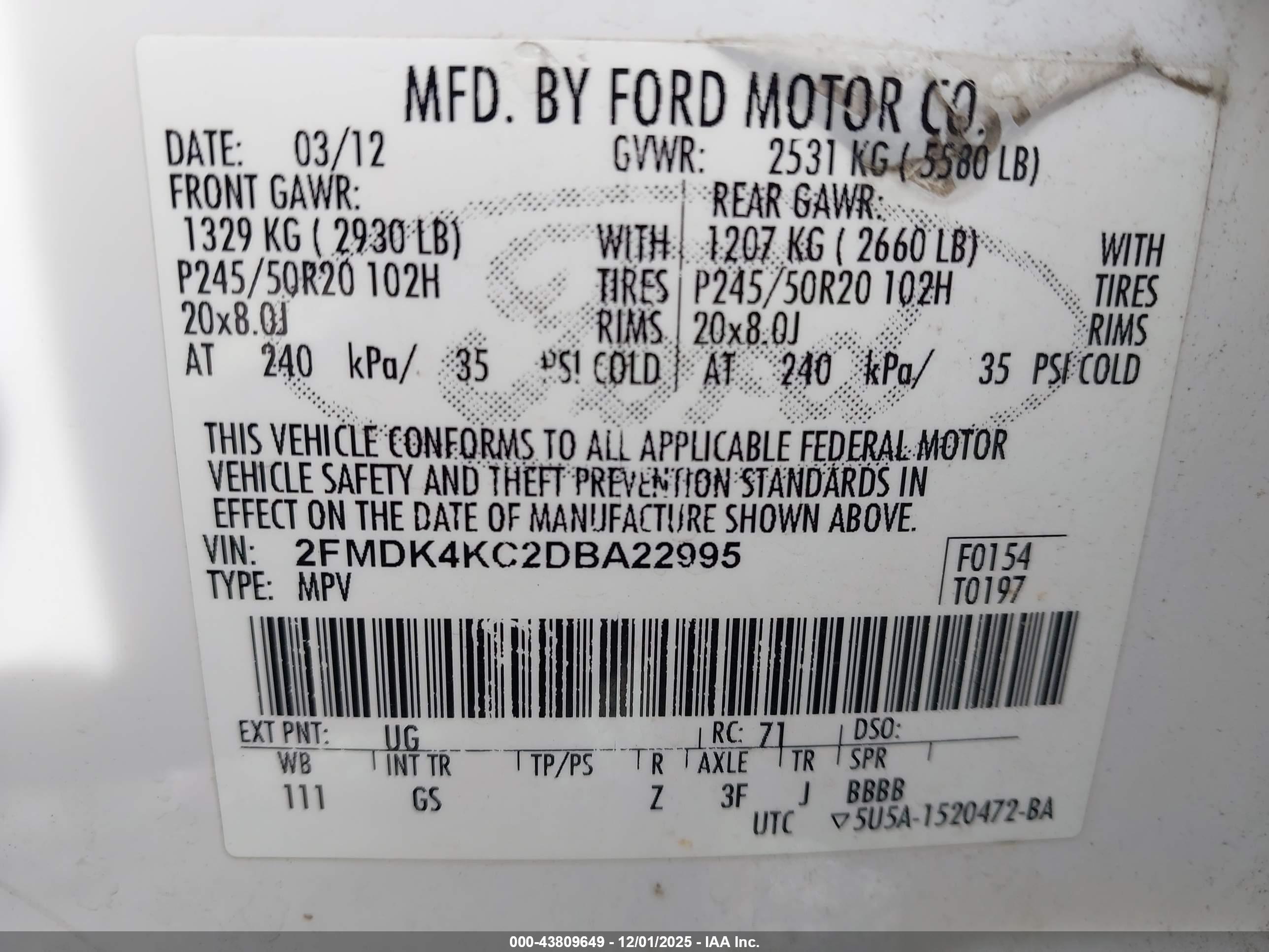 FORD EDGE image 9