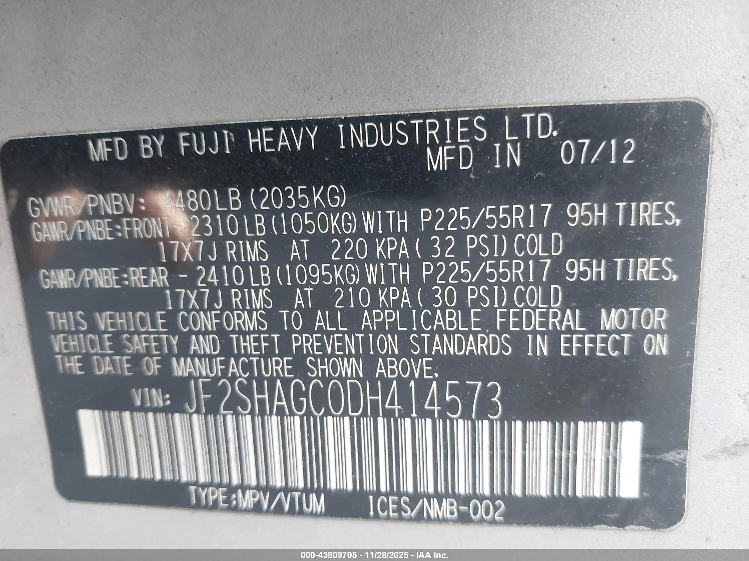 SUBARU FORESTER image 9