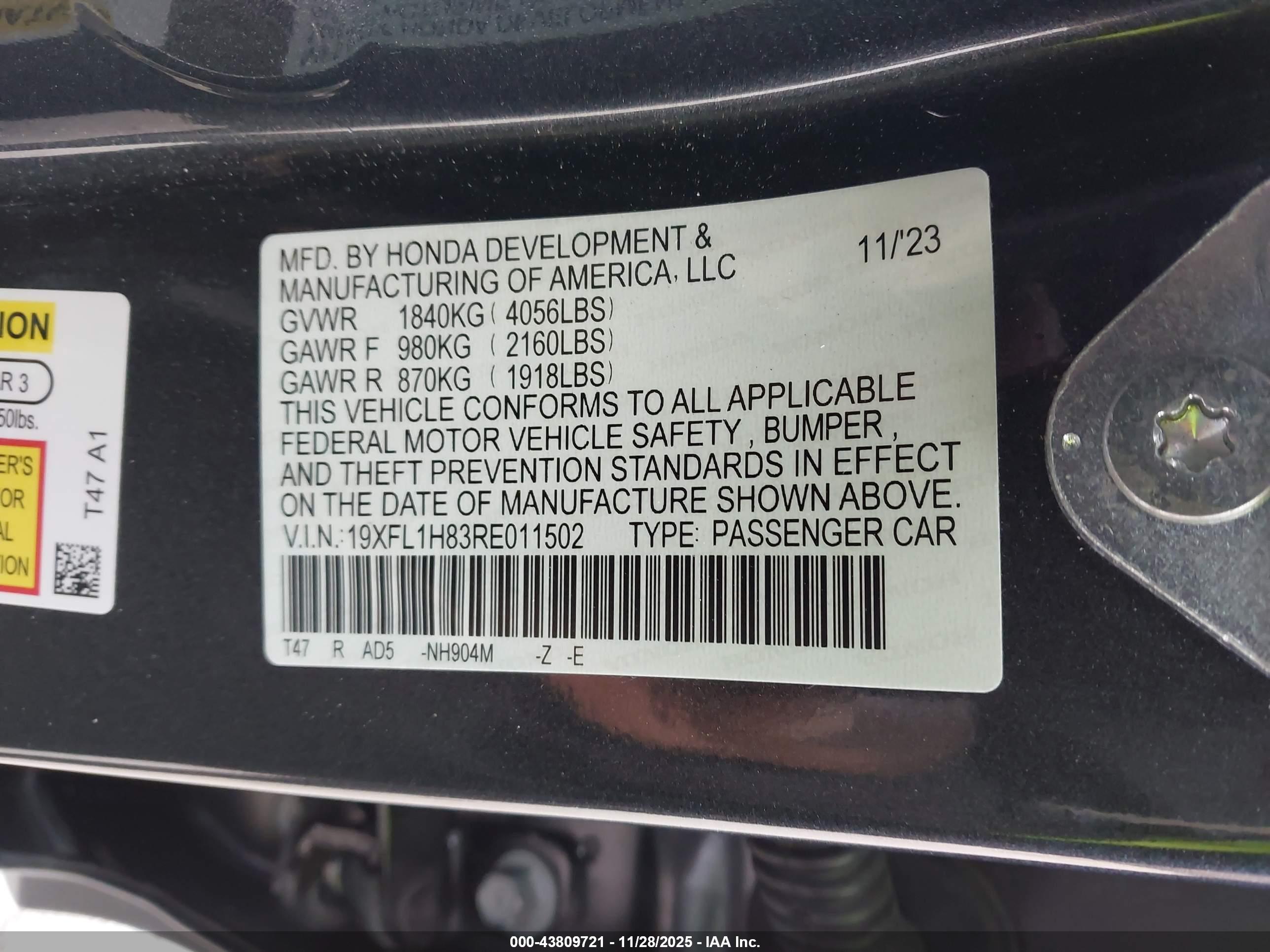 HONDA CIVIC image 9