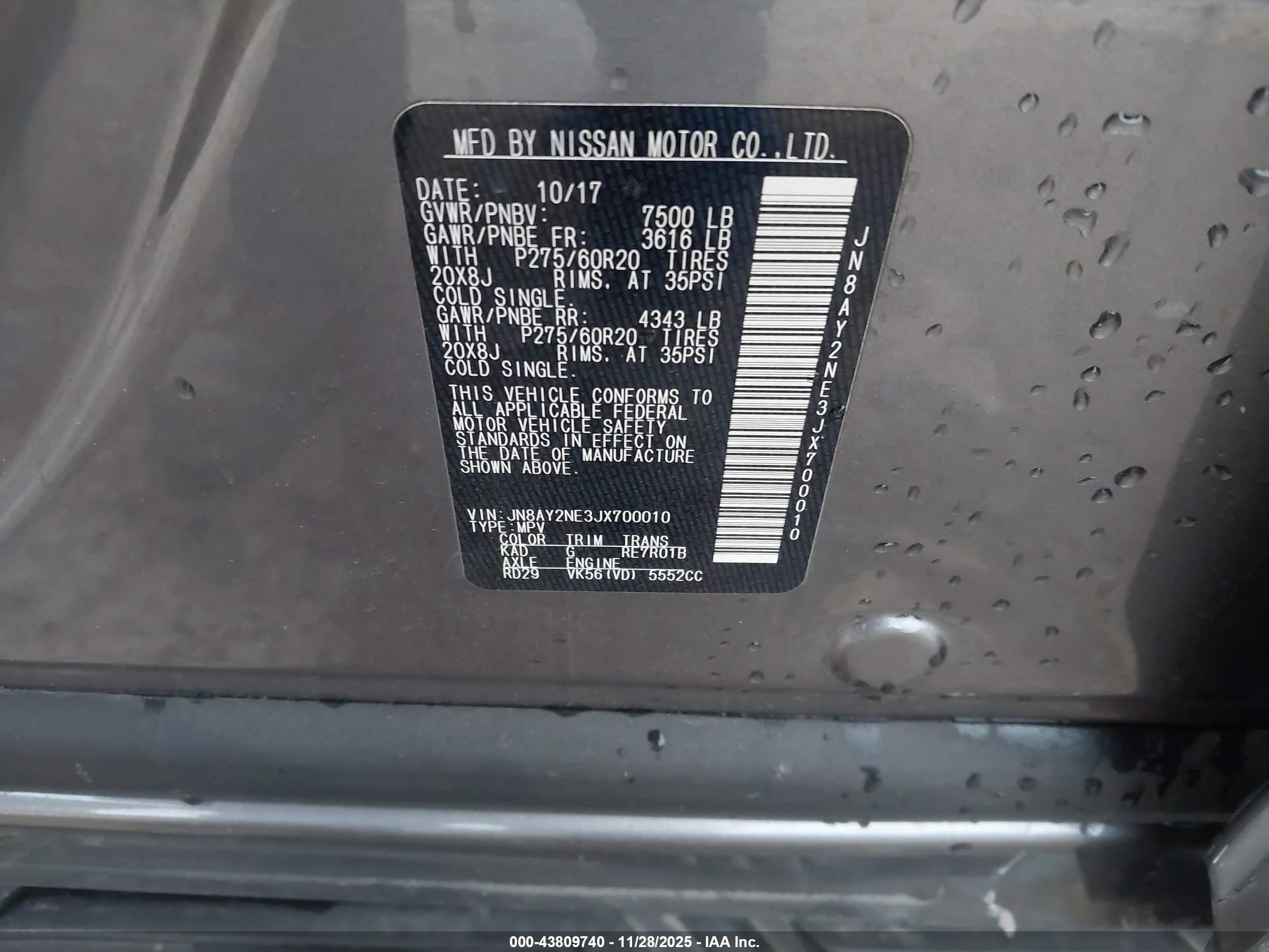 NISSAN ARMADA image 9