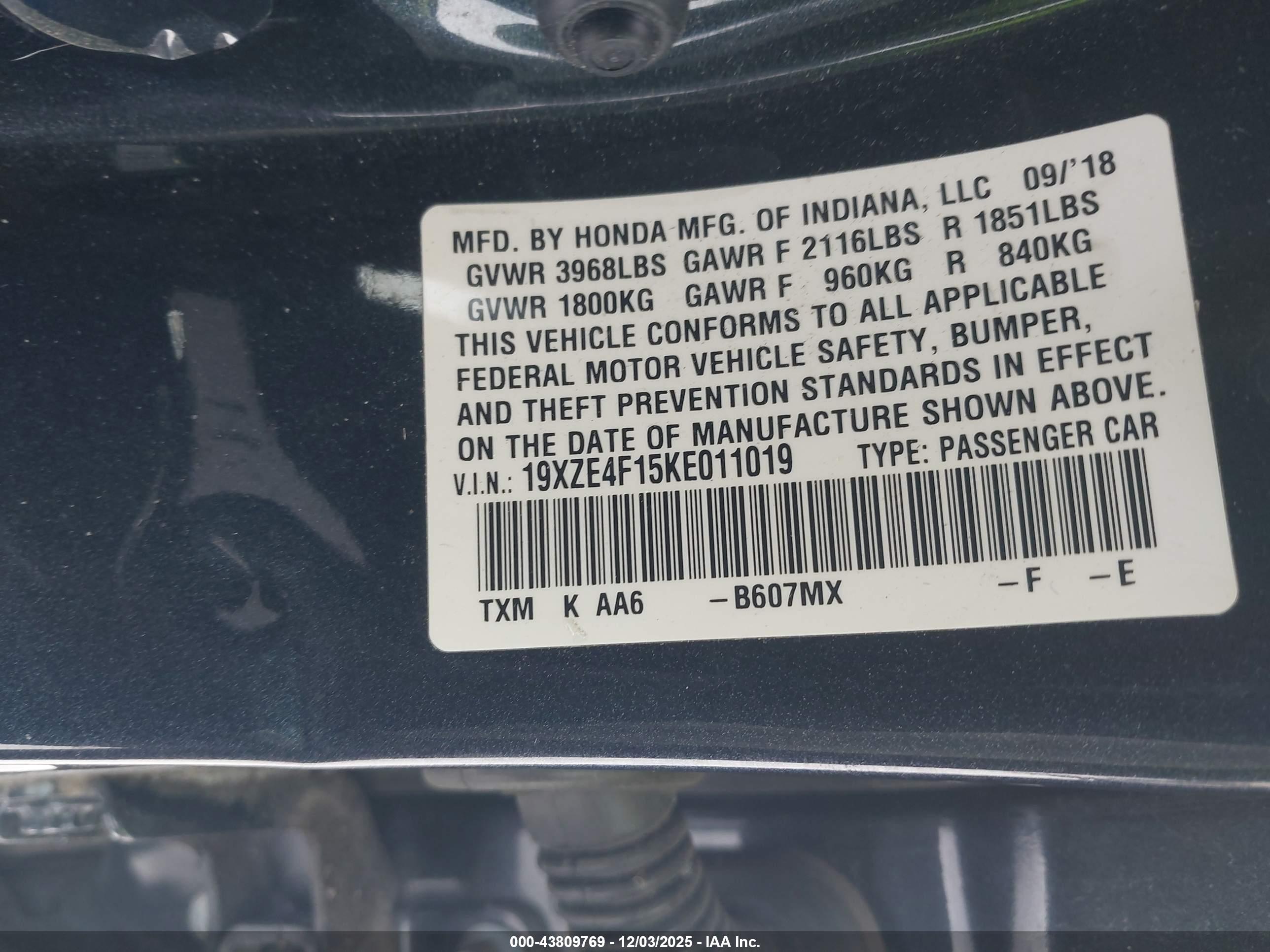 HONDA INSIGHT image 9