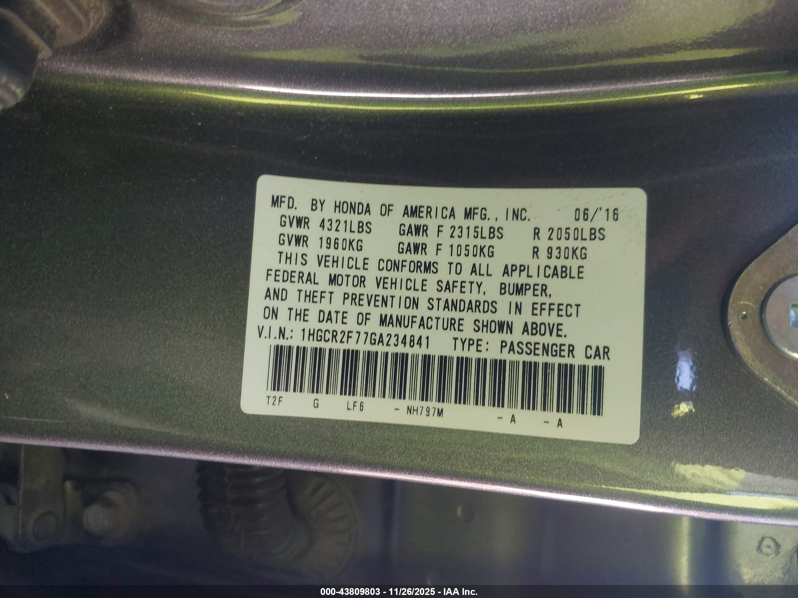HONDA ACCORD image 9