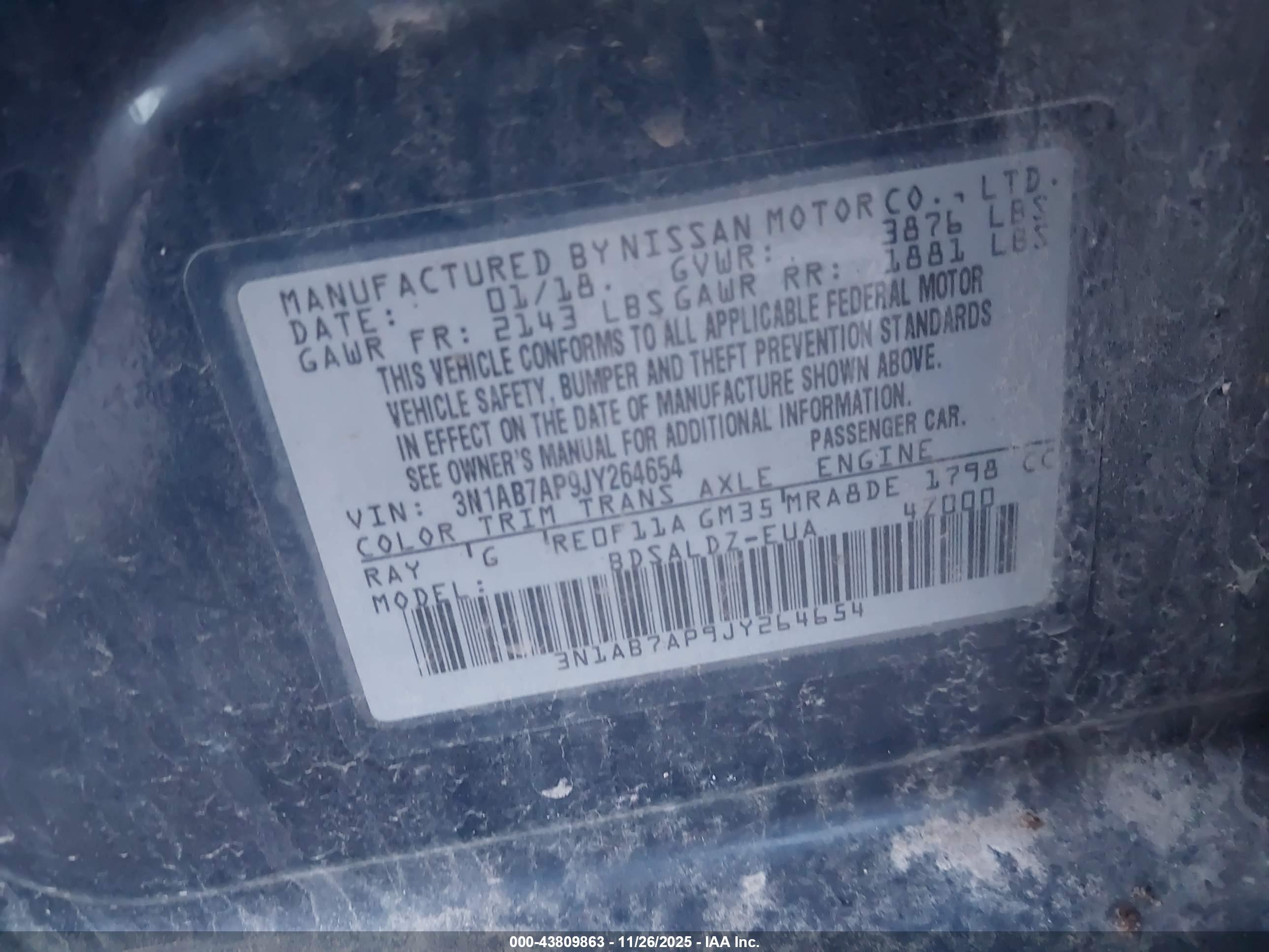 NISSAN SENTRA image 9