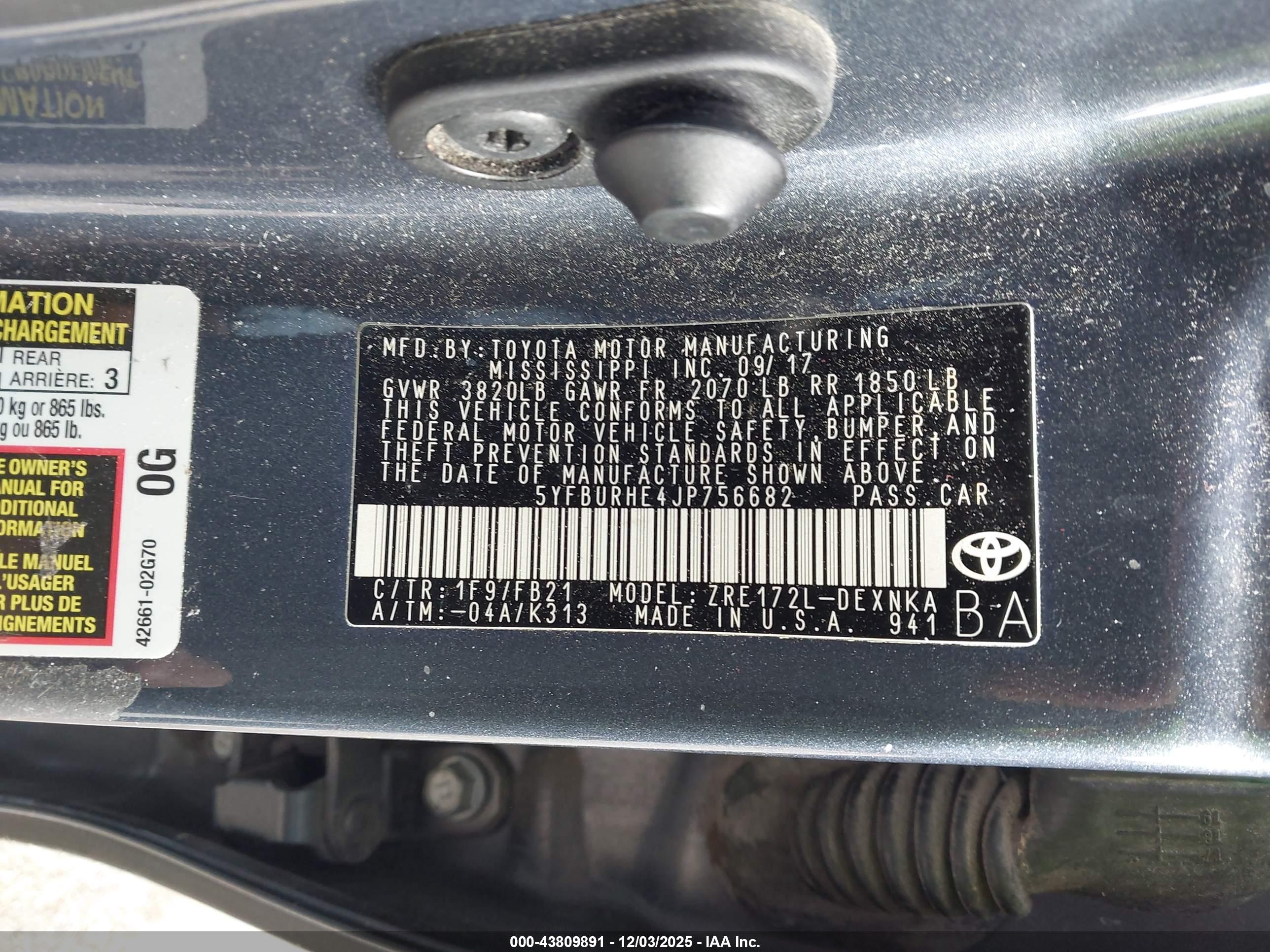 TOYOTA COROLLA image 9