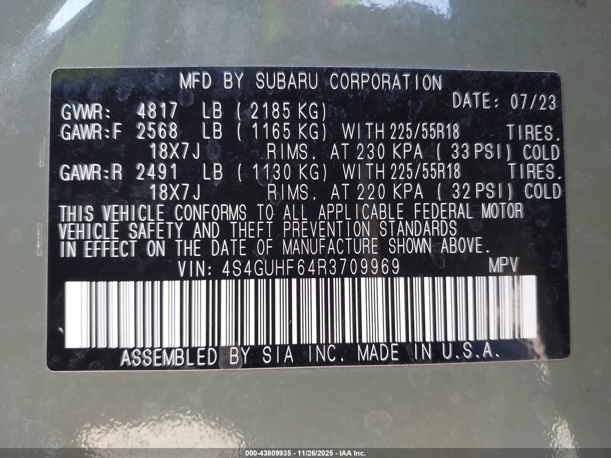 SUBARU CROSSTREK image 9