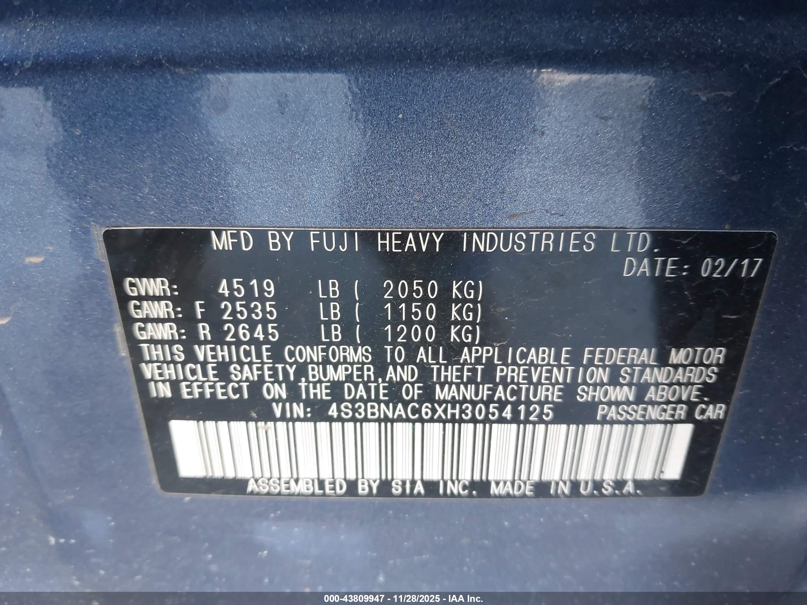 SUBARU LEGACY image 9