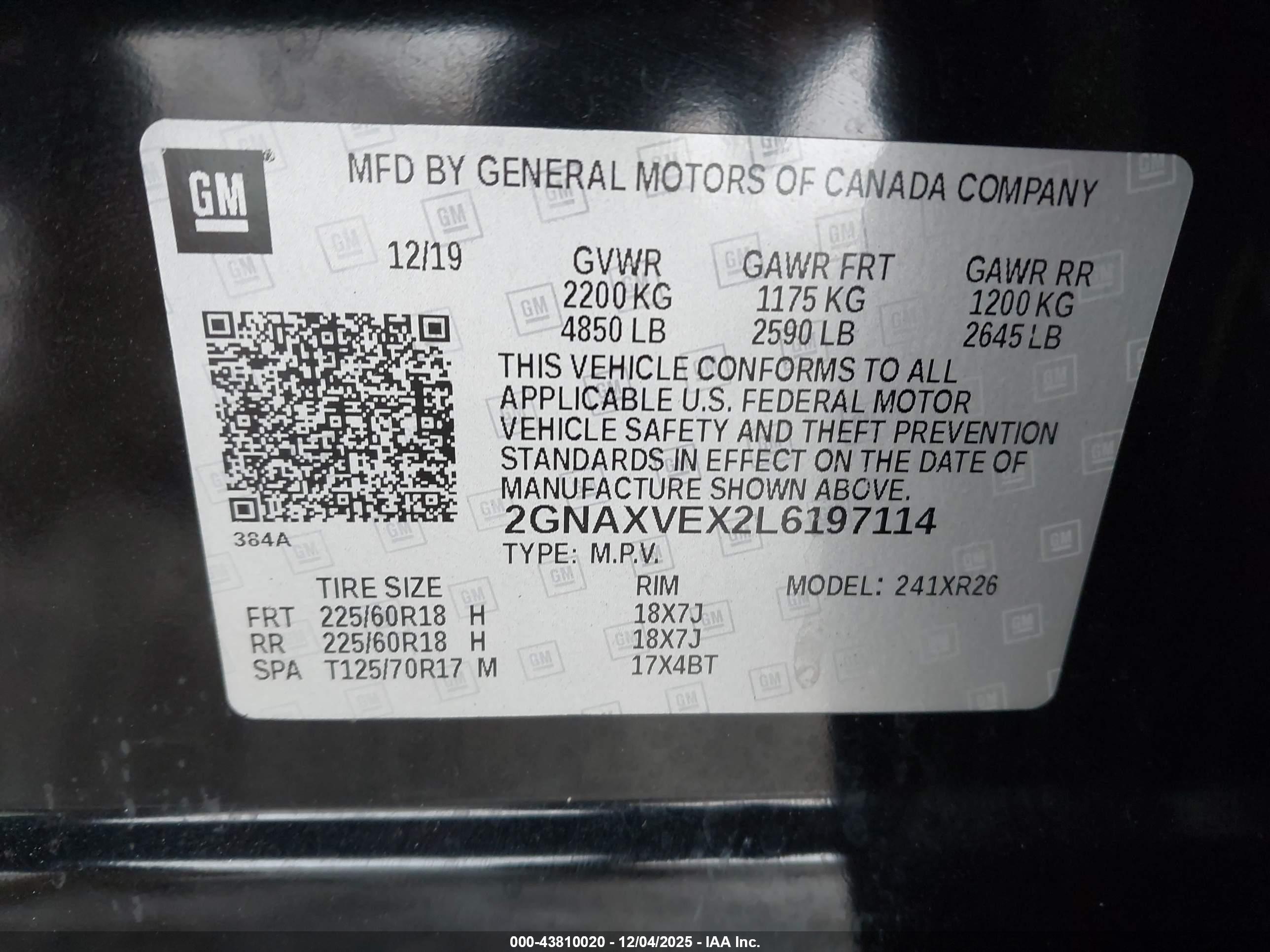 CHEVROLET EQUINOX image 9