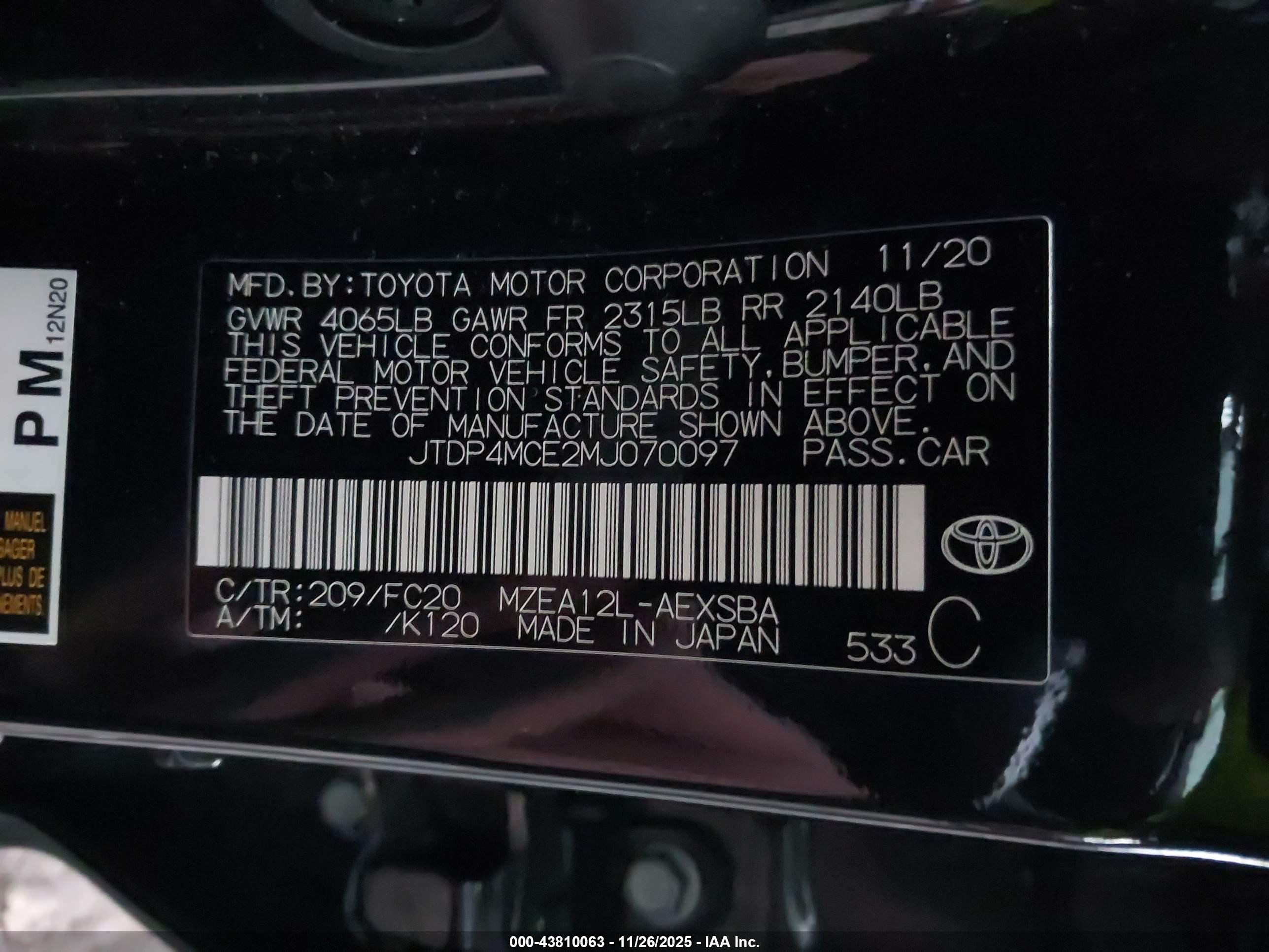 TOYOTA COROLLA image 9