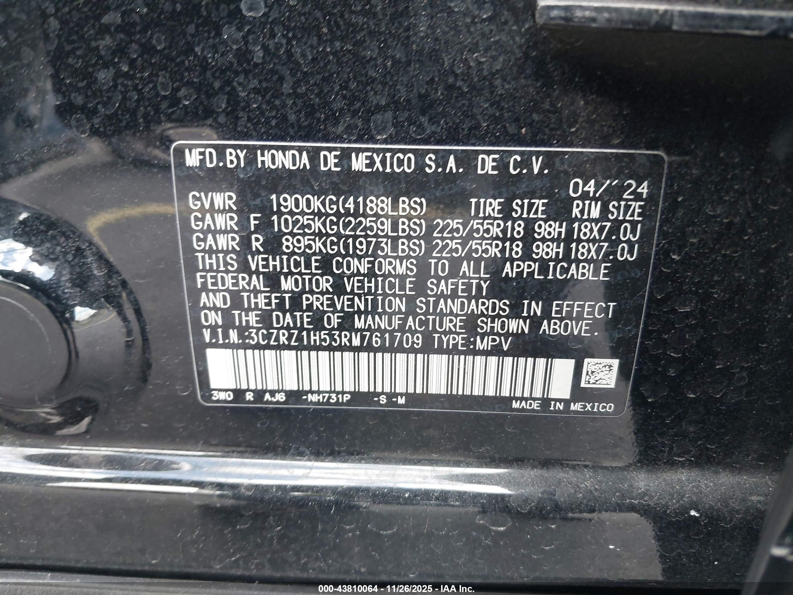 HONDA HR-V image 9