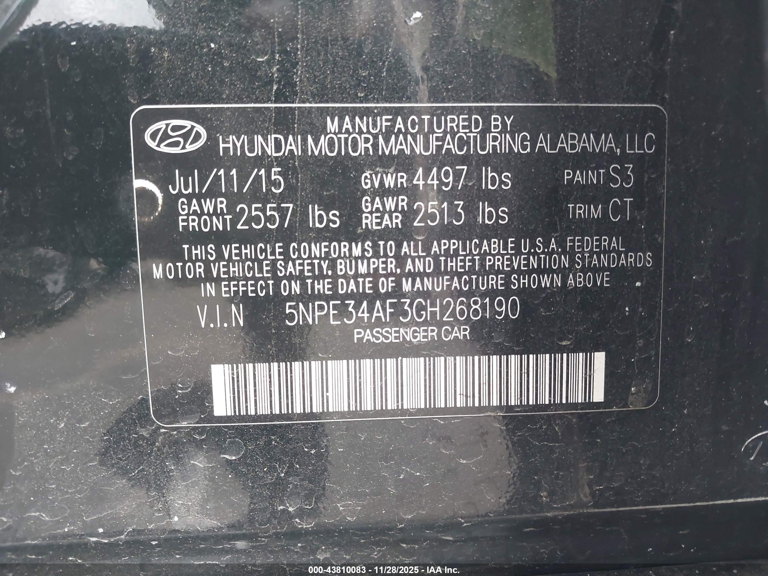 HYUNDAI SONATA image 9