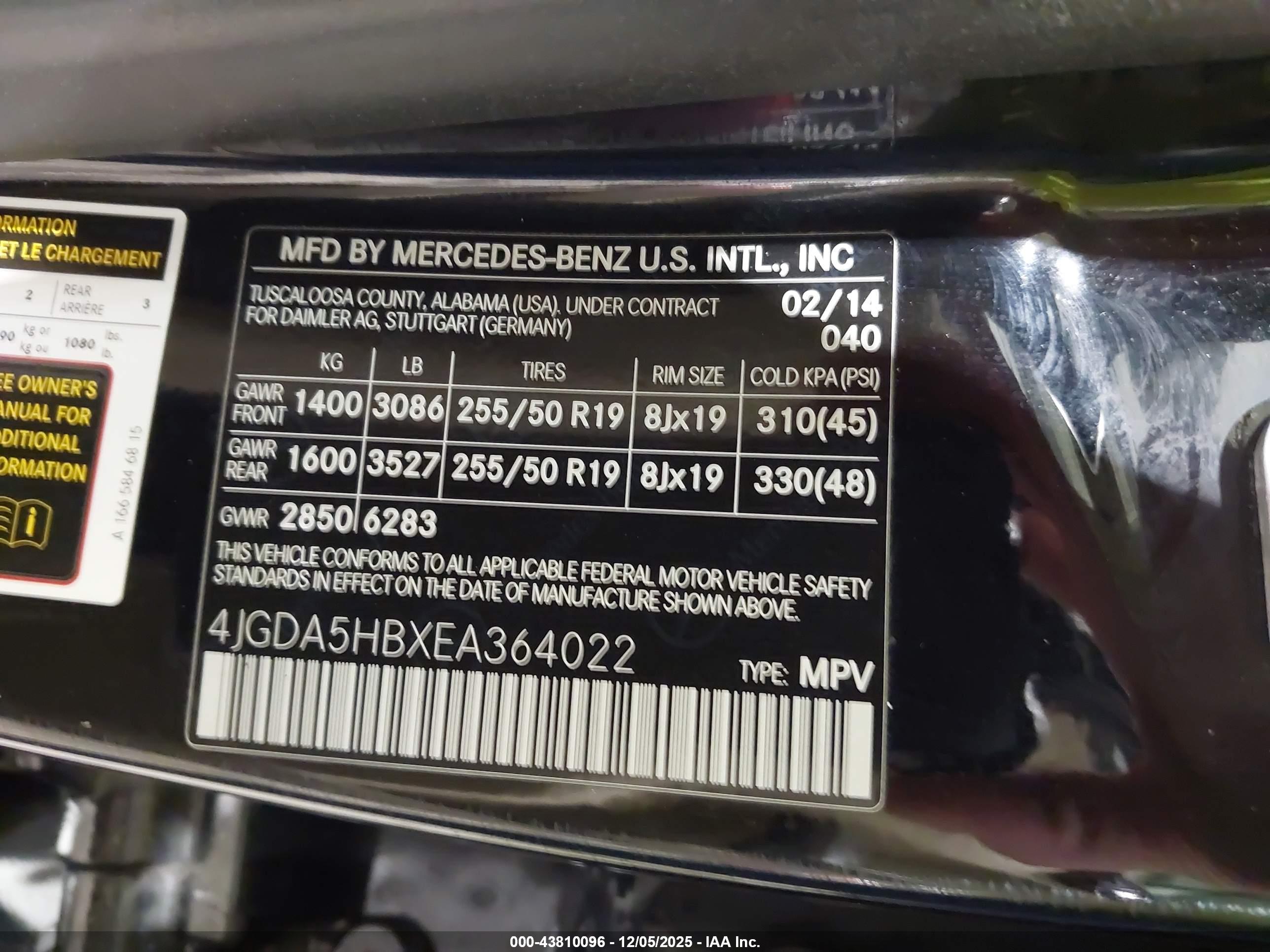 MERCEDES-BENZ ML image 9