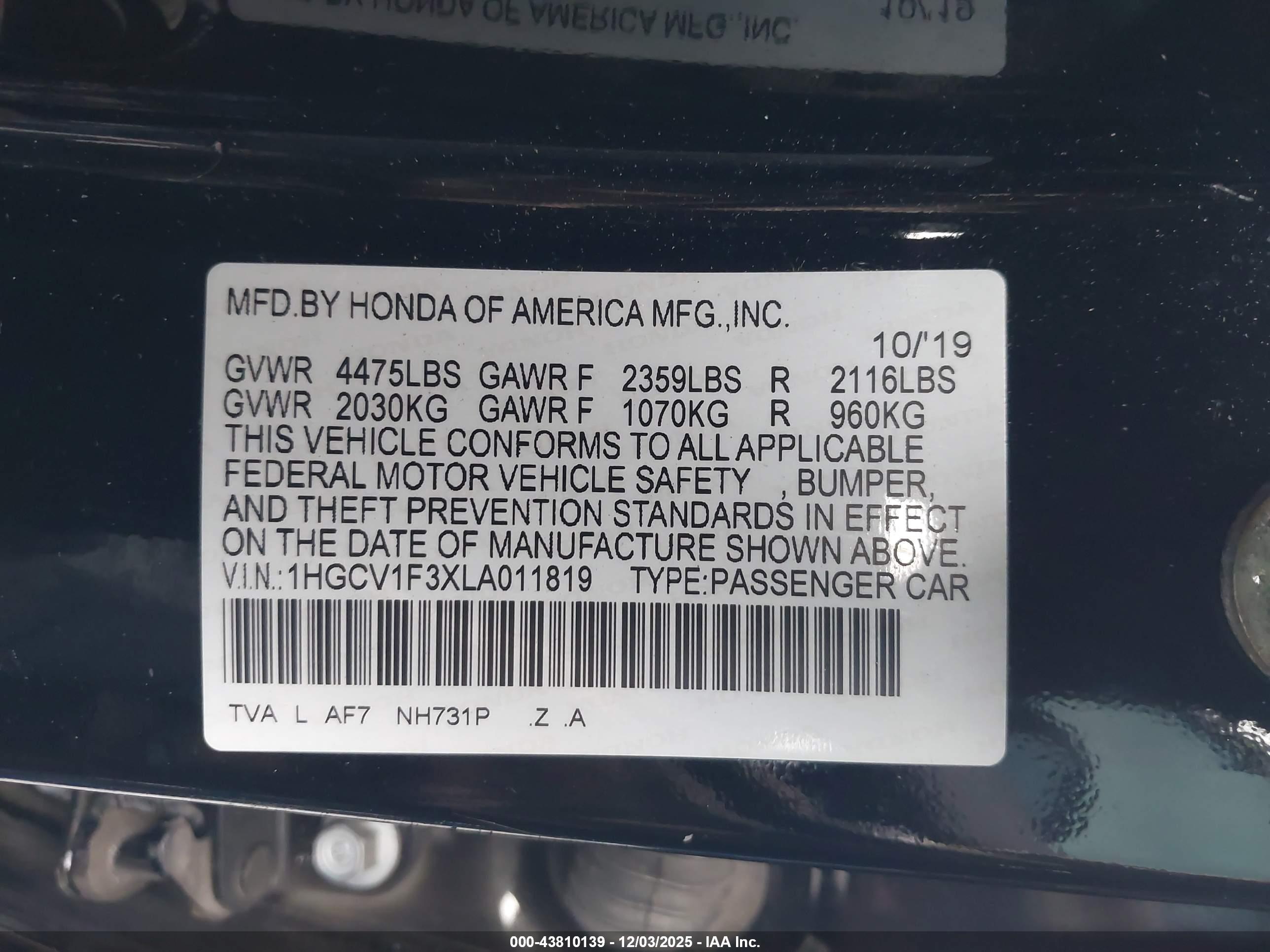 HONDA ACCORD image 9