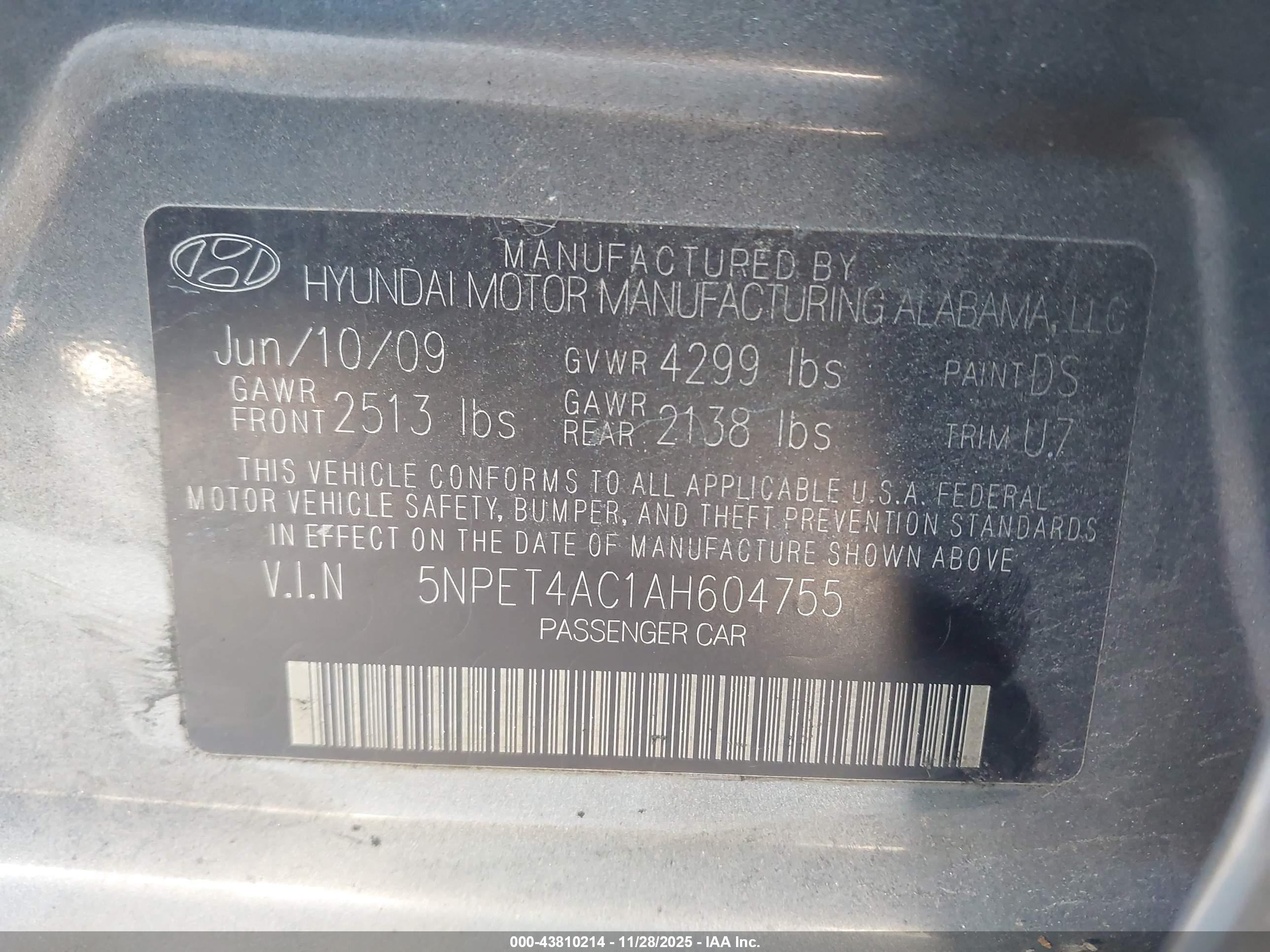 HYUNDAI SONATA image 9