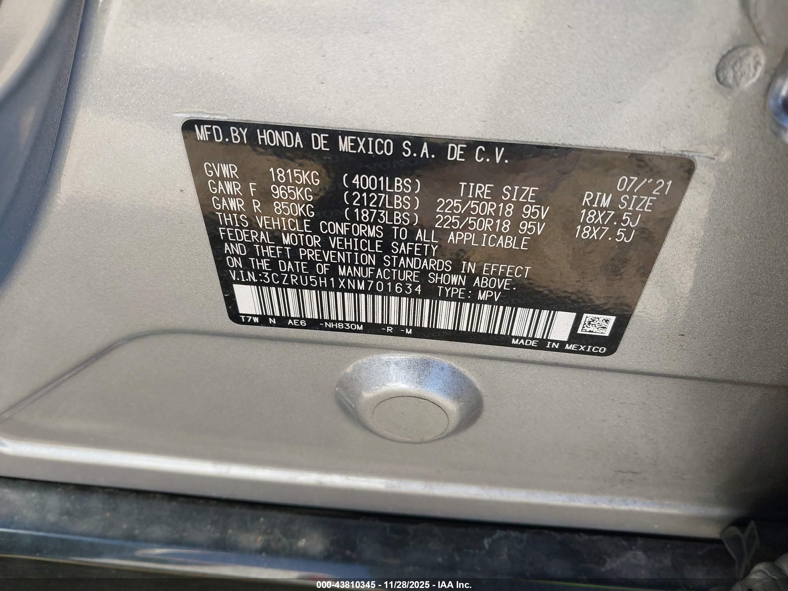 HONDA HR-V image 9