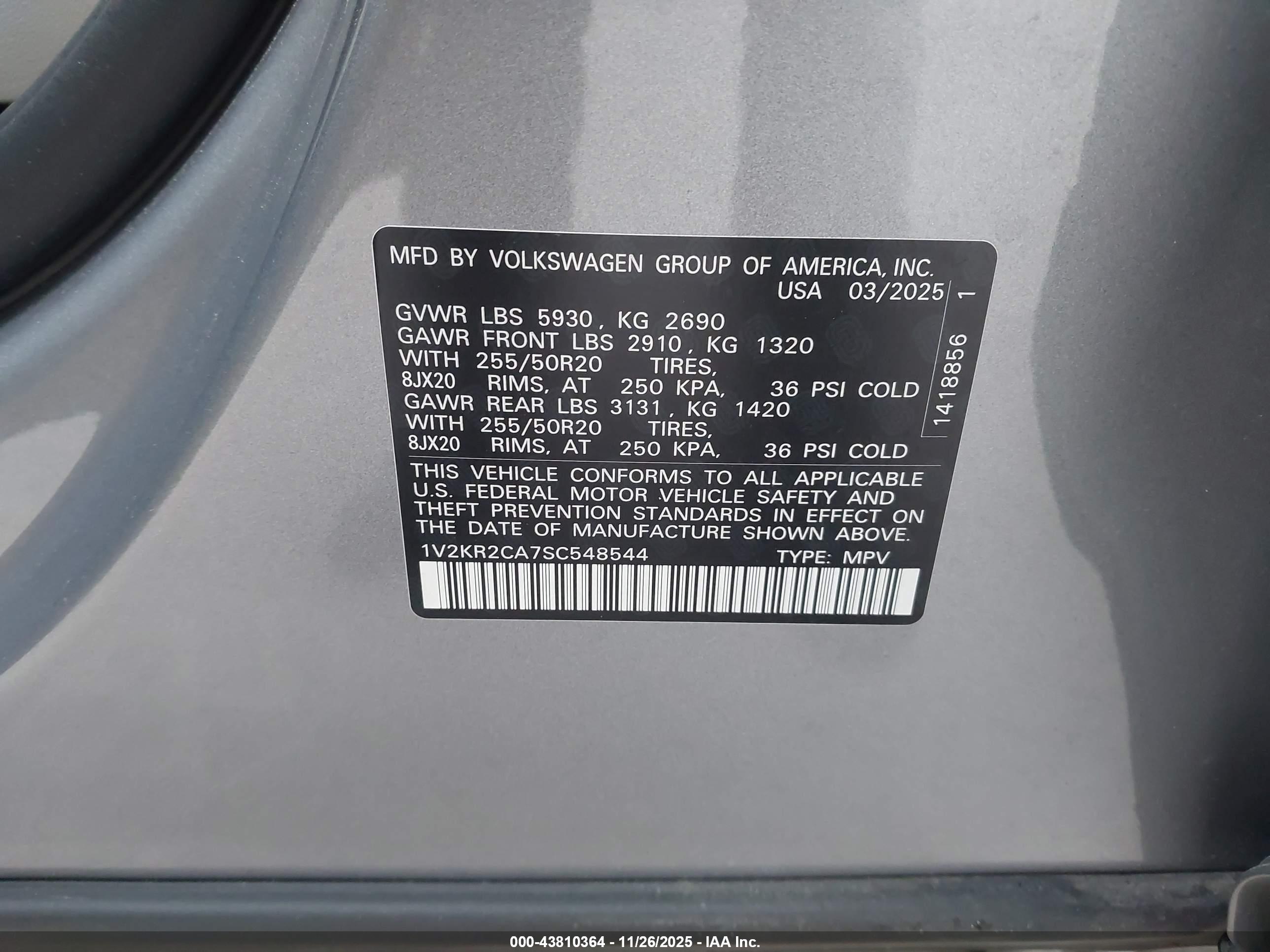 VOLKSWAGEN ATLAS image 9