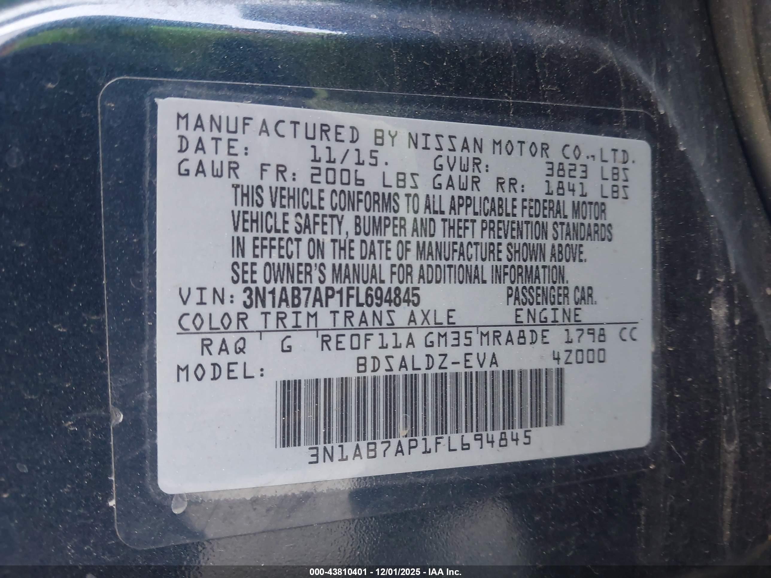 NISSAN SENTRA image 9