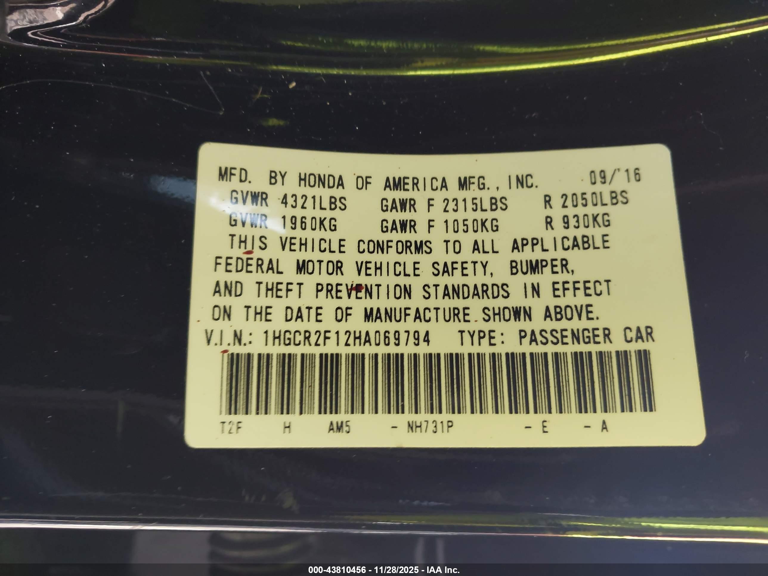 HONDA ACCORD image 9