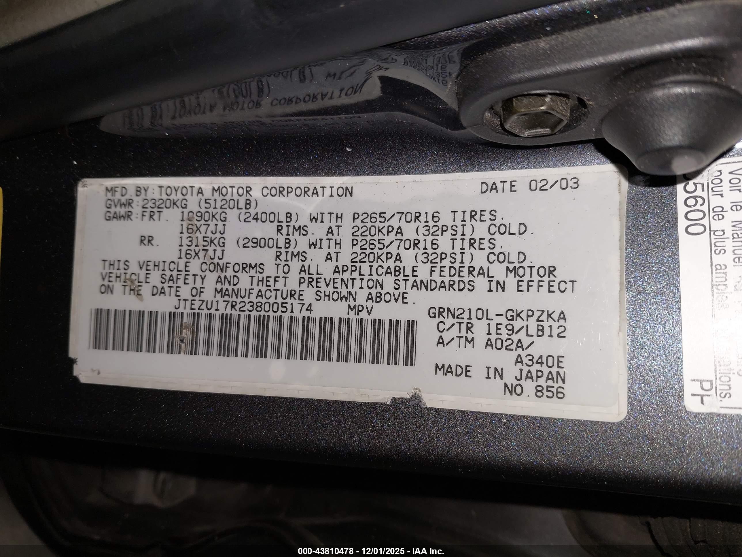 TOYOTA 4RUNNER image 9